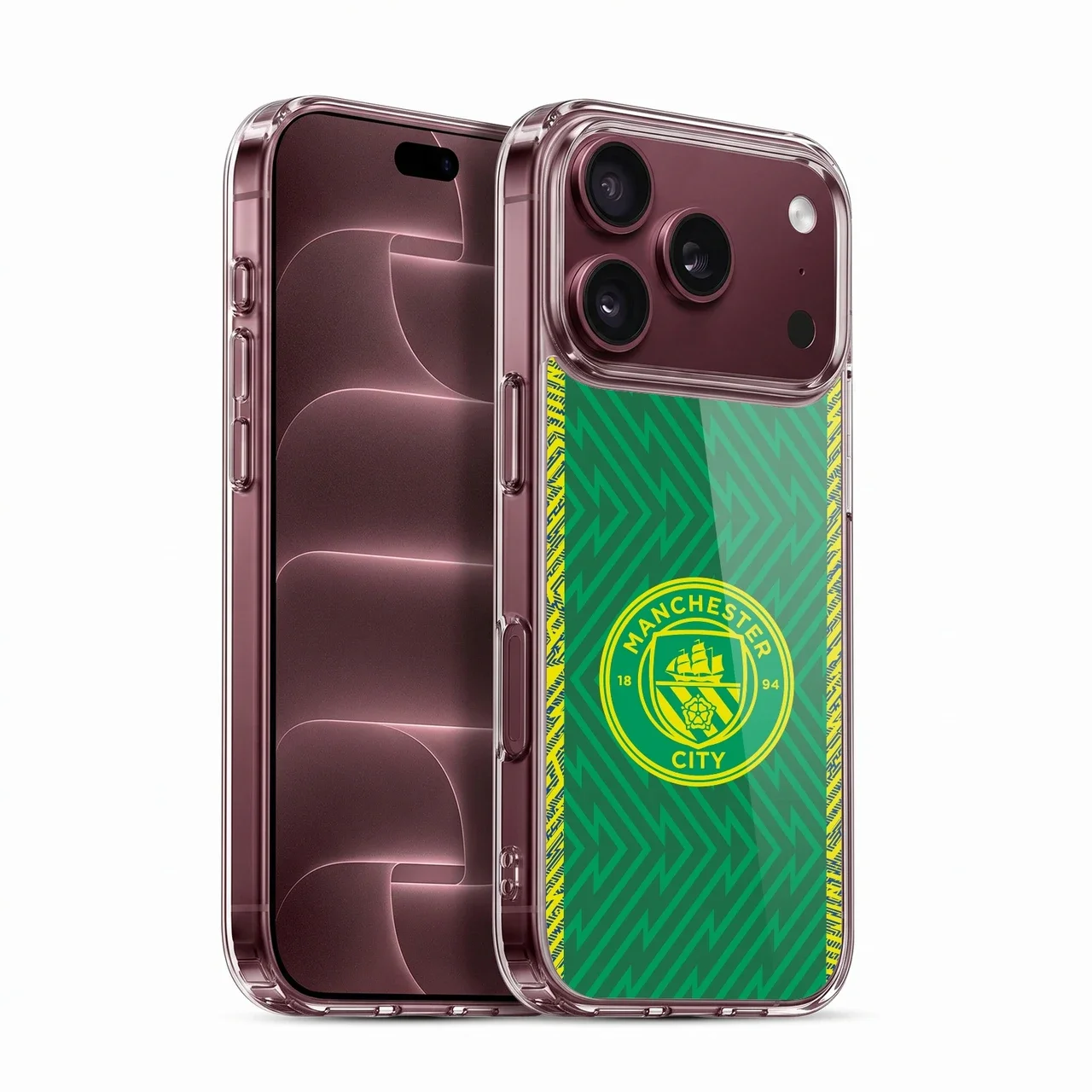 Man City FC 2023/24 Badge Kit Third Goalkeeper Soft Gel Case for Apple iPhone 18 Pro
 £23.95 