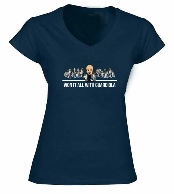 Manchester City FC Won It All With Guardiola T-shirt
 £28.00 