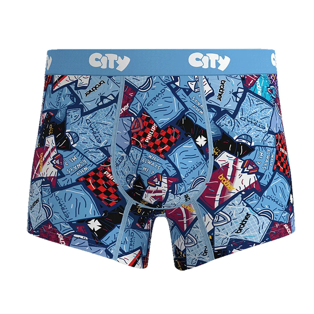 Manchester City FC Legendary Kits Boxer Shorts
 £14.00  