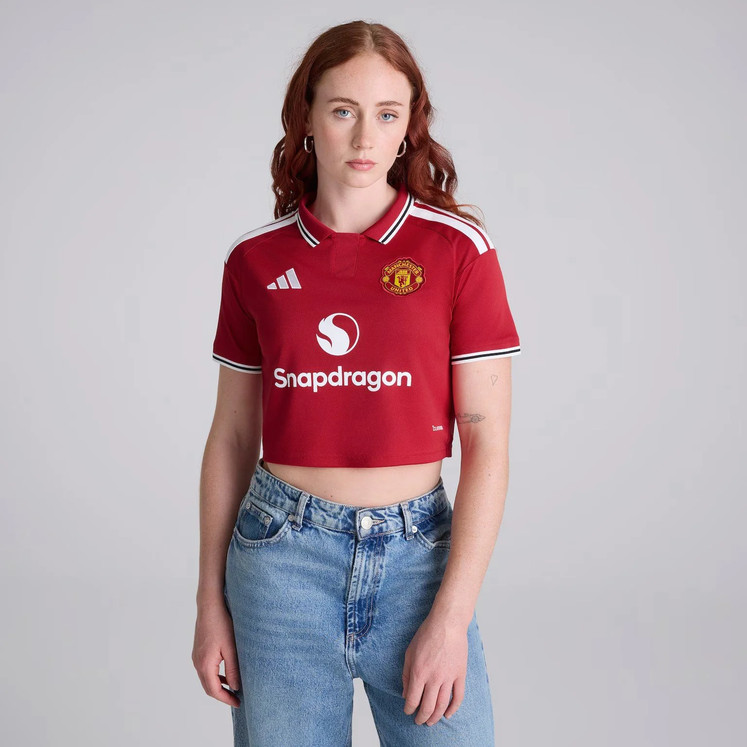 Manchester United Womens 26/27 Home Cropped Jersey - £75.00