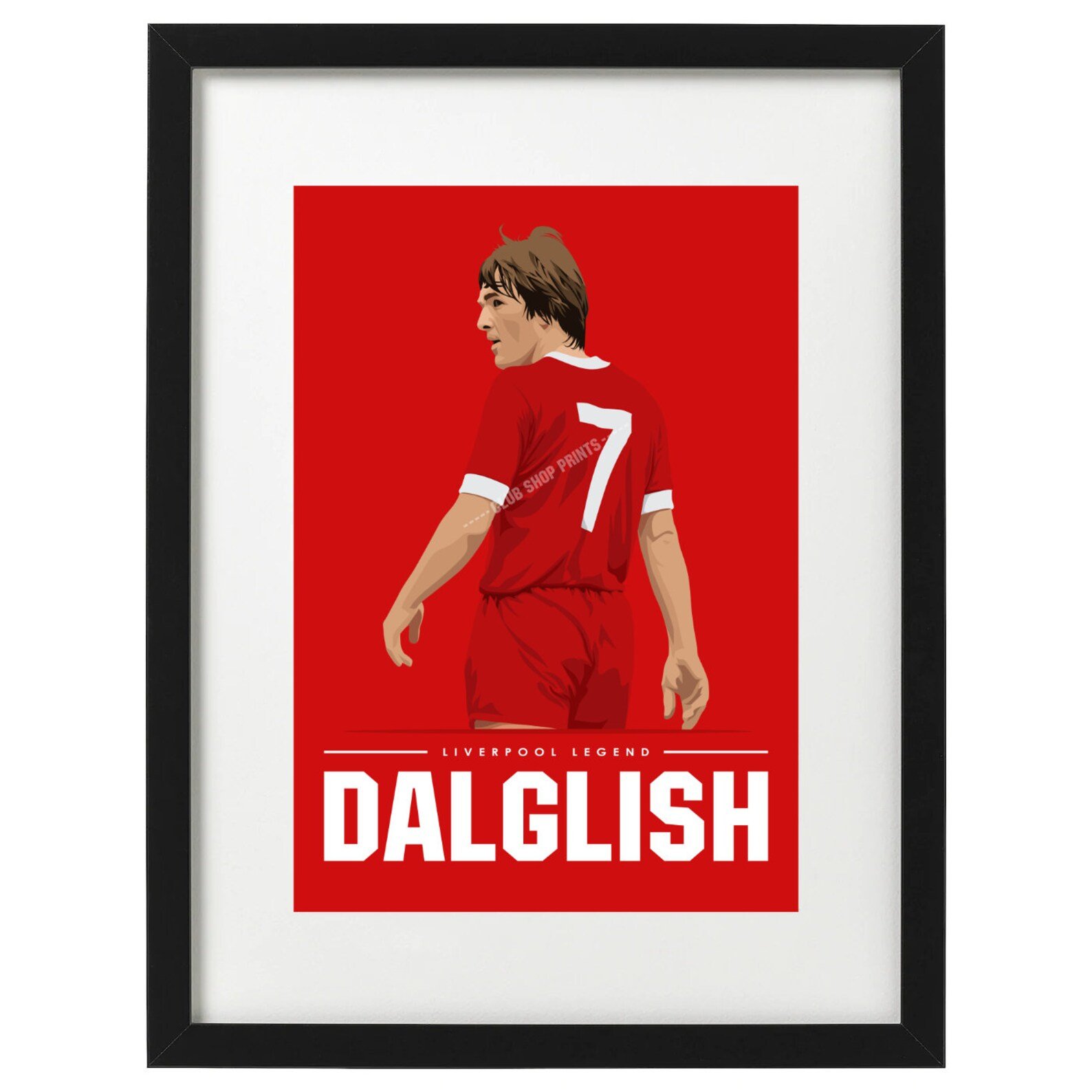 Kenny Dalglish A3 Art Print - £15.99
