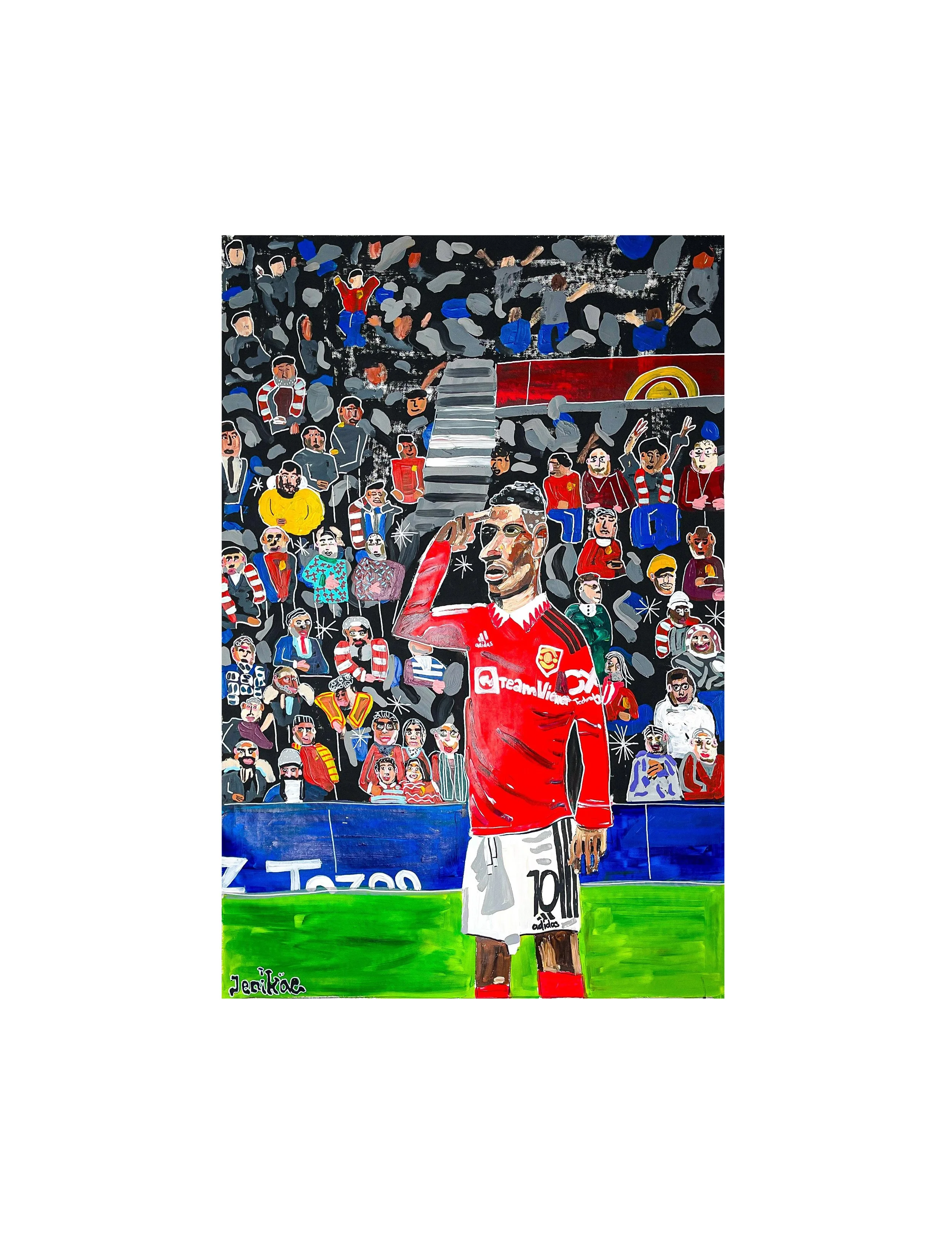 Filipp Jenikae Art Prints ManchesterUnited Marcus Rashford (30 x 40cm) - £79.90  