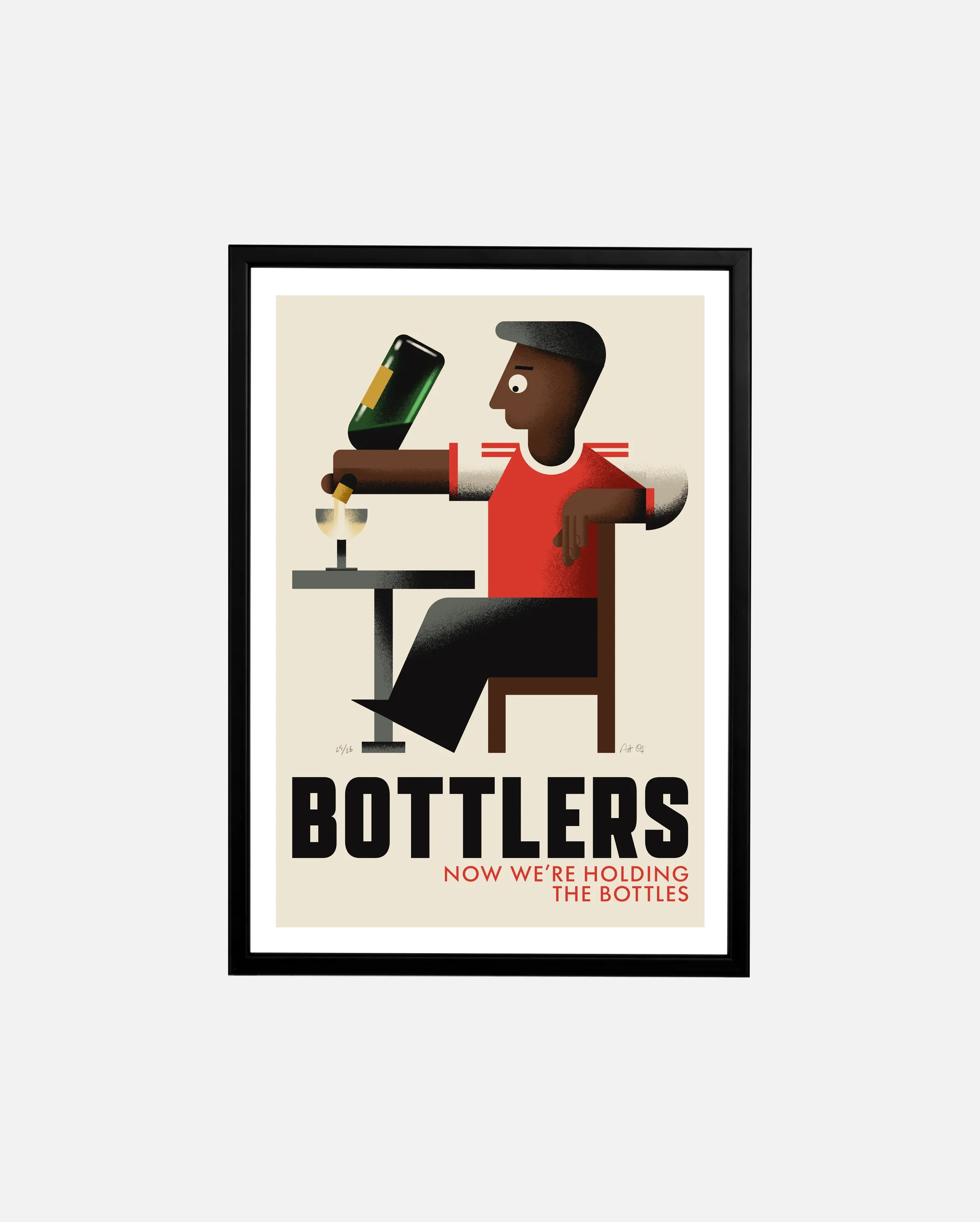 Arsenal FC The Bottlers Print A4 Framed
 £40.00 