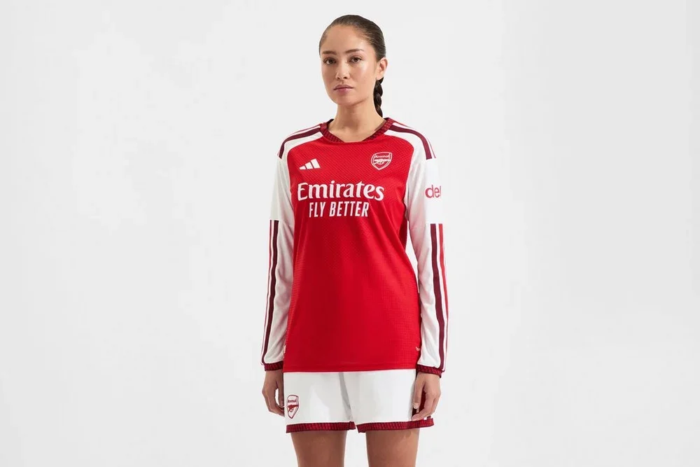 Arsenal adidas Womens 26/27 Authentic Home Long Sleeved Shirt
 £130.00 