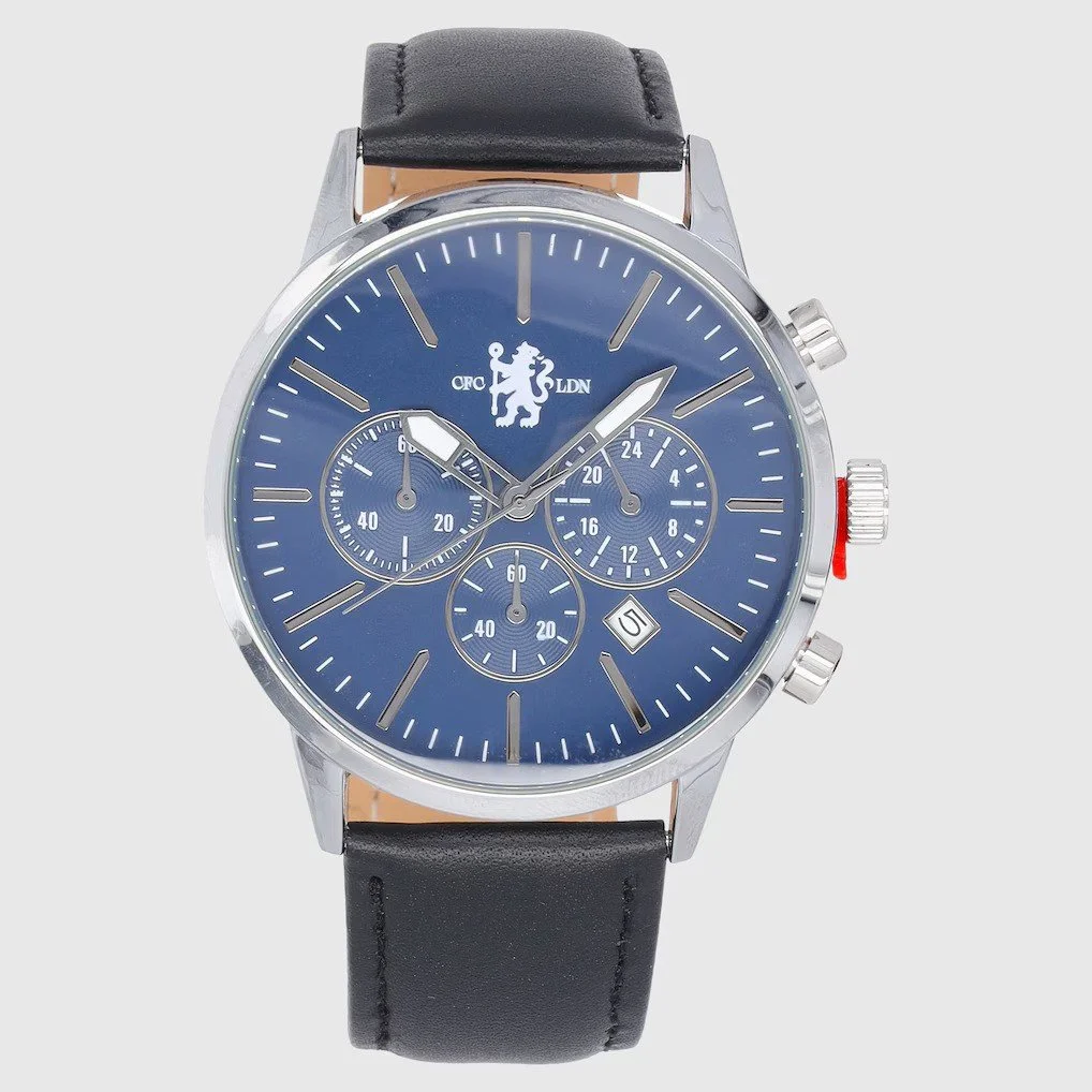 Chelsea Chronograph Watch with Leather Strap
 £52.50 