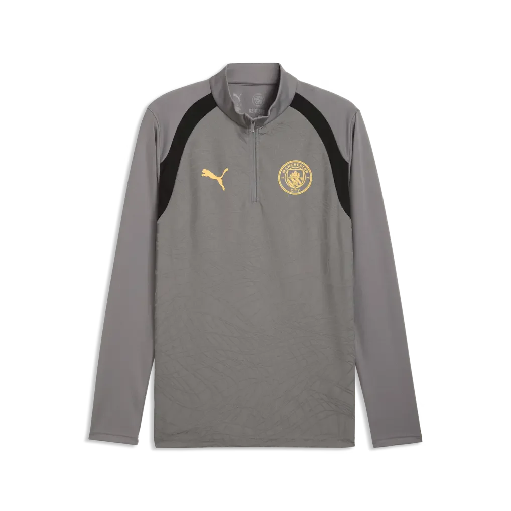 Manchester City FC Puma Mens Training 1/4 Zip Top - Dark Grey
 £65.00 