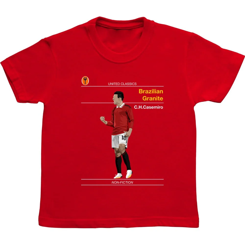 Brazilian Granite T-Shirt | Casemiro | Manchester United FC - £19.99