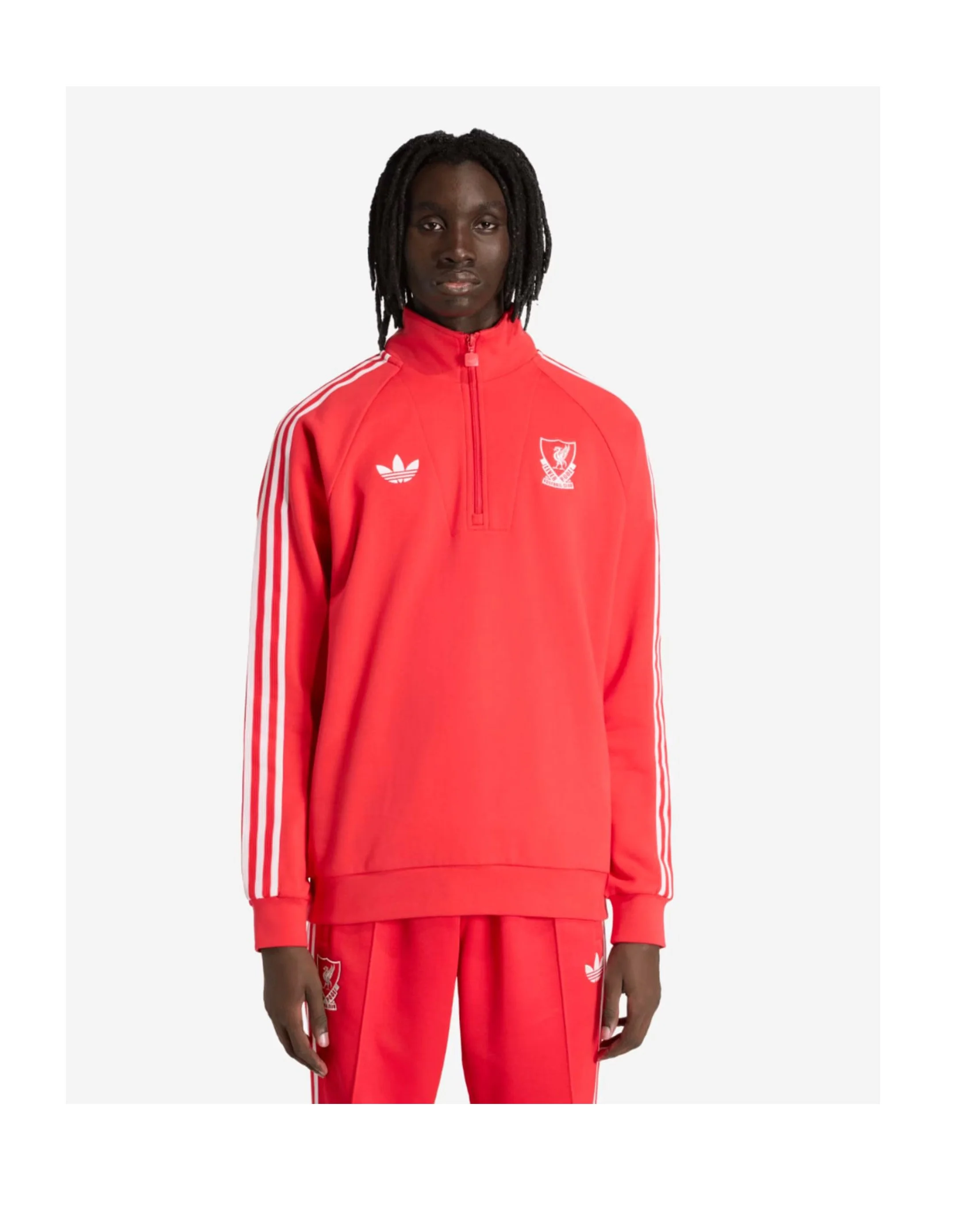 Liverpool FC adidas Originals Mens Half Zip Top Red
 £64.00   