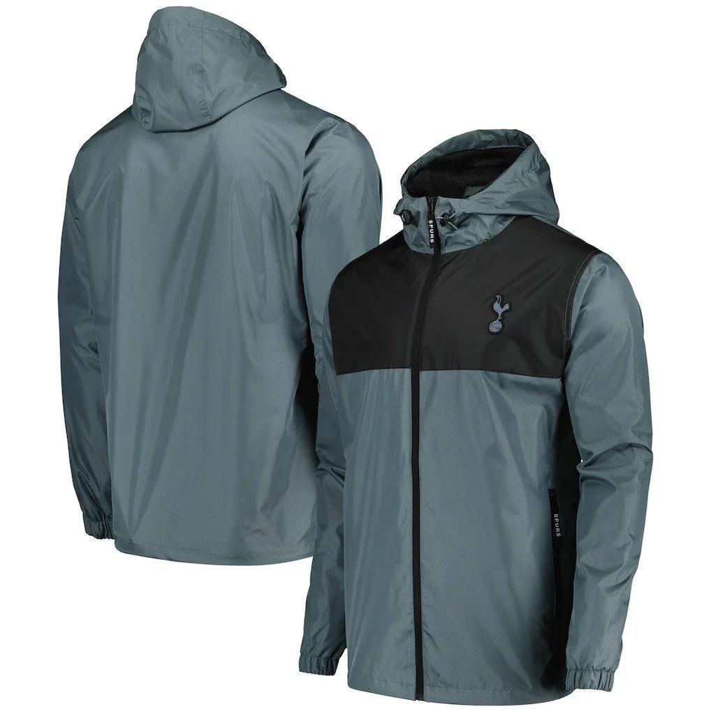 Tottenham Hotspur Shower Jacket | Black/Grey | Mens - £45.00