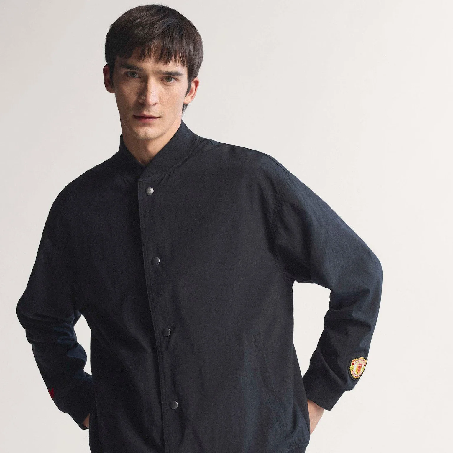 Manchester United x adidas Stone Roses Jacket Black - £220.00