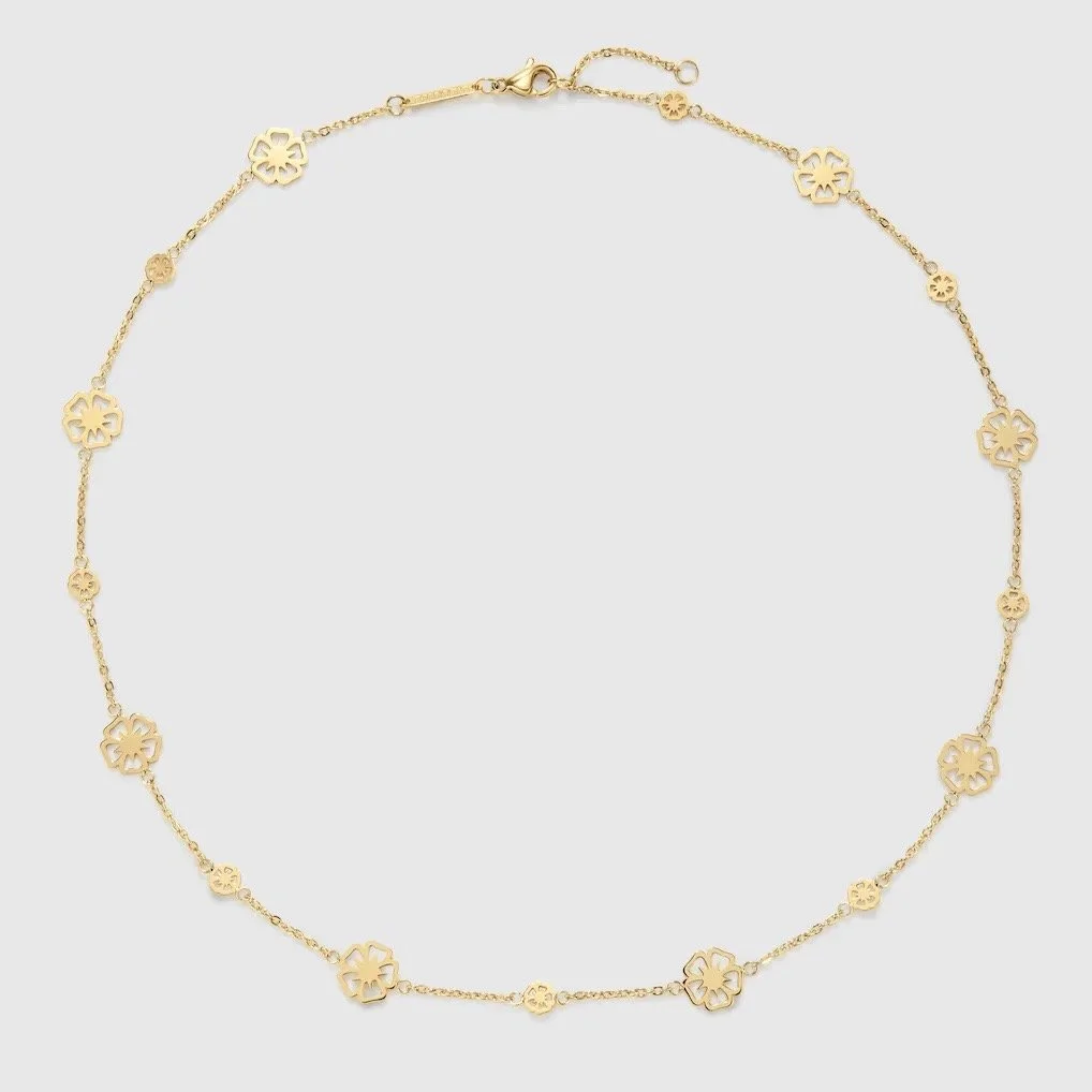 Chelsea Rose Station Chain Necklace - £75