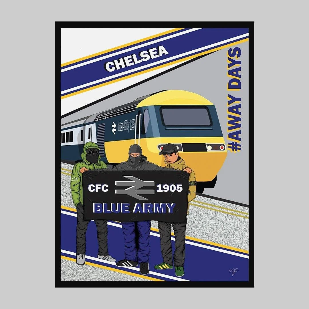Chelsea Print - Away Days A4 Unframed
 £12.49 