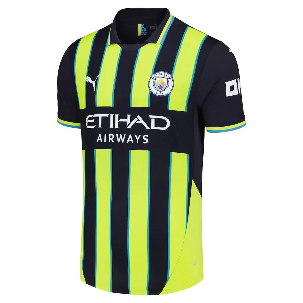 Manchester City FC PUMA Away Authentic Shirt 2024-25
 £21.00 