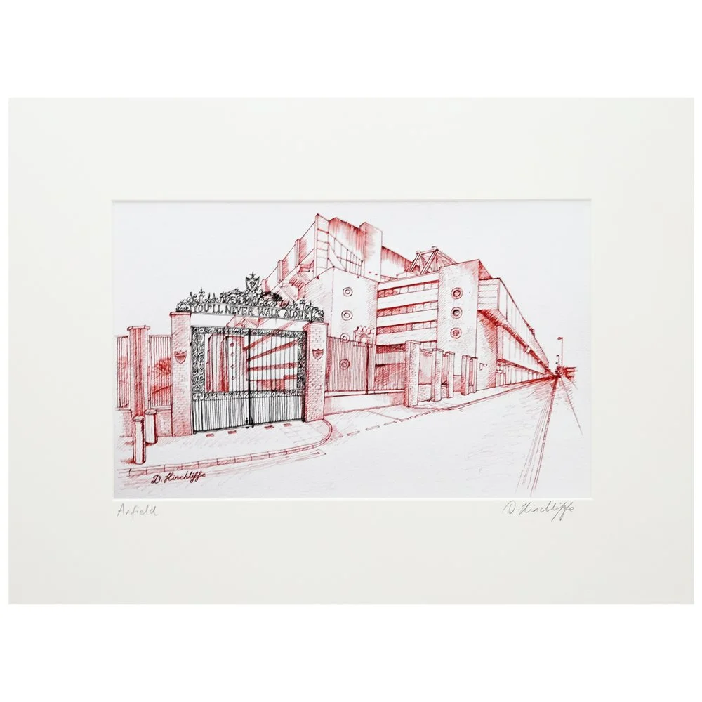 Anfield Stadium Print | Liverpool FC | Dominic Hinchliffe - £29.95