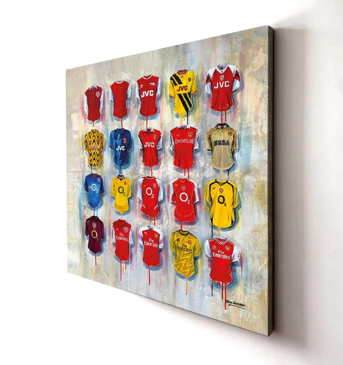 Arsenal Wall Art - A Gunners Collection 40x40 Canvas - £164.99