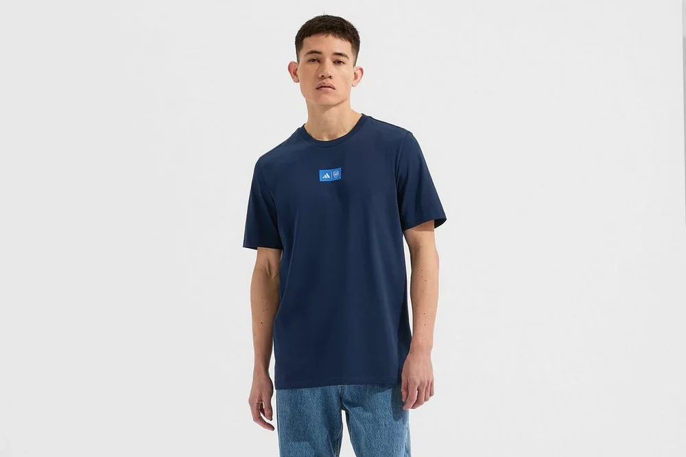 Arsenal adidas 25/26 Blue Seasonal Graphic T-Shirt - £30.00