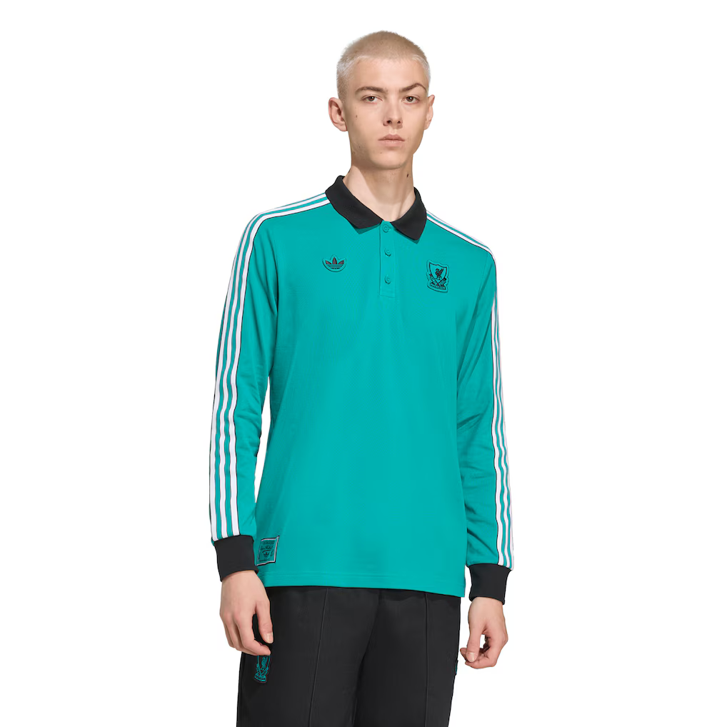 Liverpool adidas Icon Polo - Green - £60.00