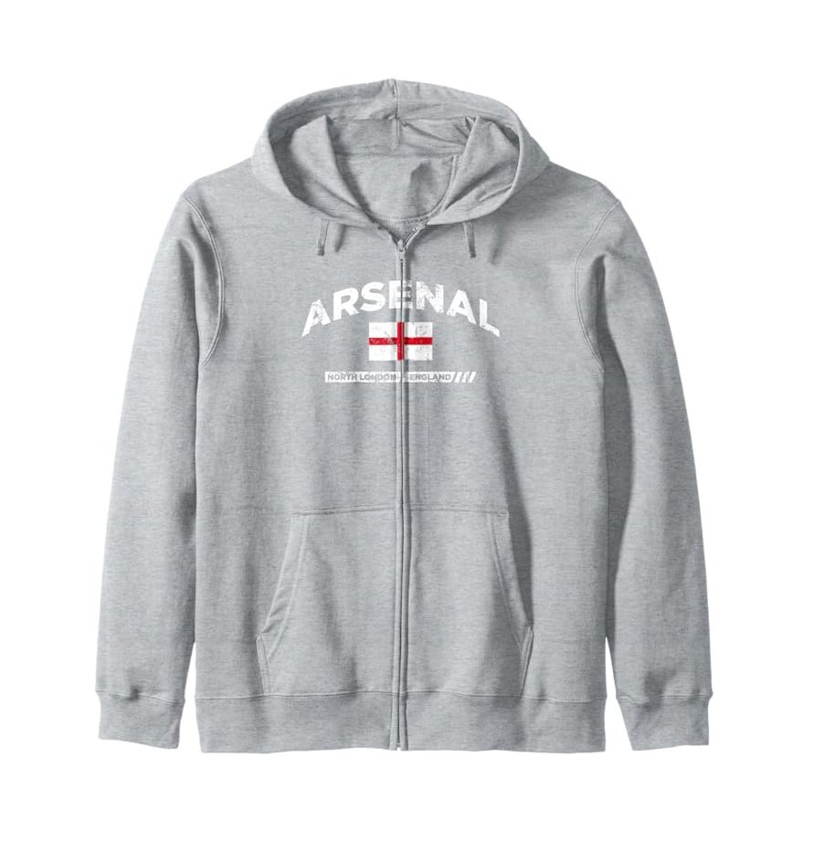 Arsenal Town of North London, England UK Zip Hoodie - £24.49