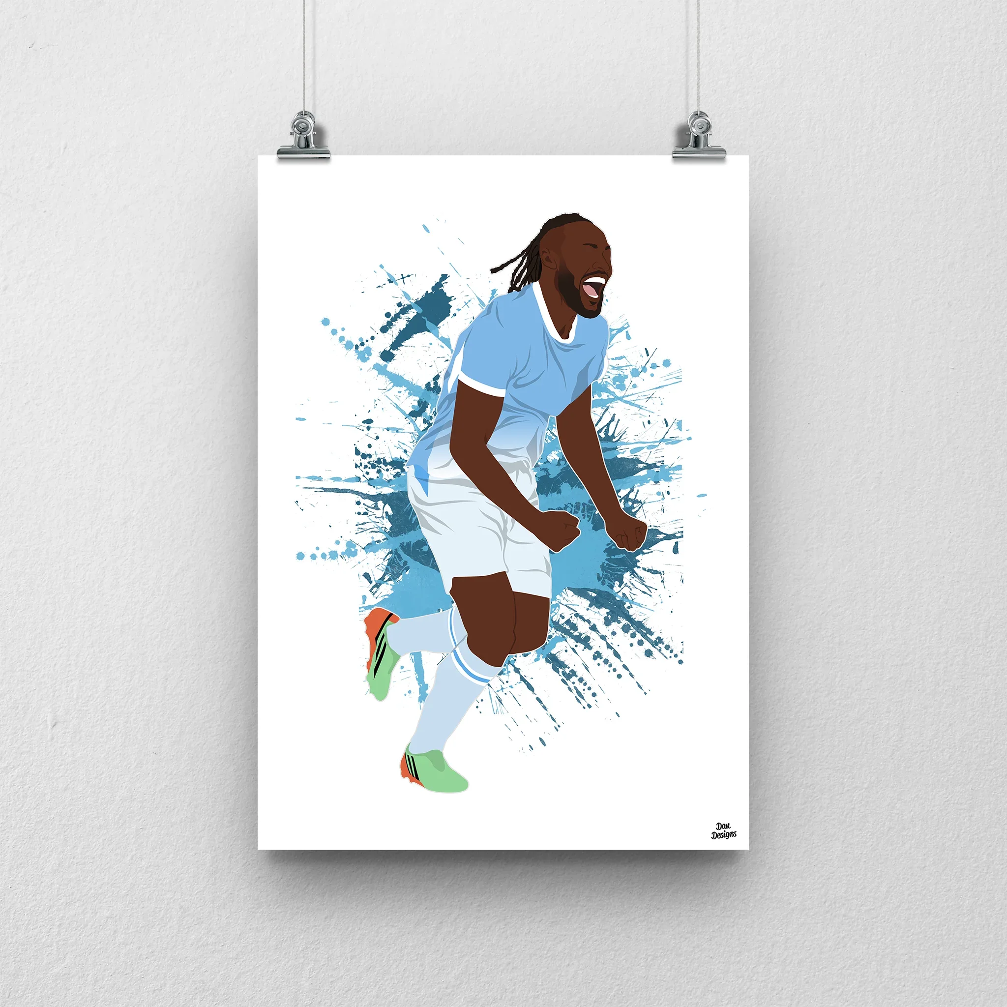 Antoine Semenyo Manchester City FC | Goal Celebration | A4 Print 
 £14.00 