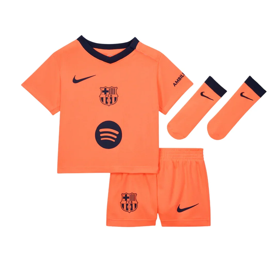 Barcelona Nike Little Kids Away Stadium Mini Kit 2025-26 
 £52.95 