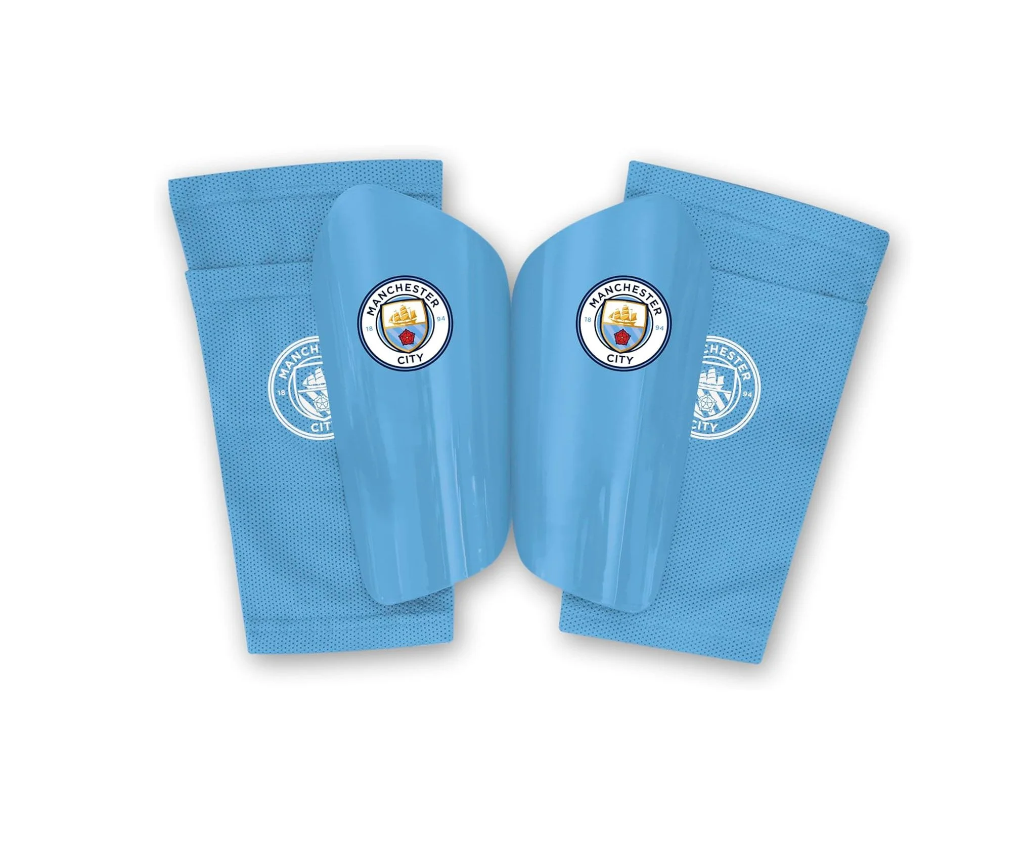 Manchester City FC Hy-Pro Officially Licensed Shin Pads and Socks - £15.00