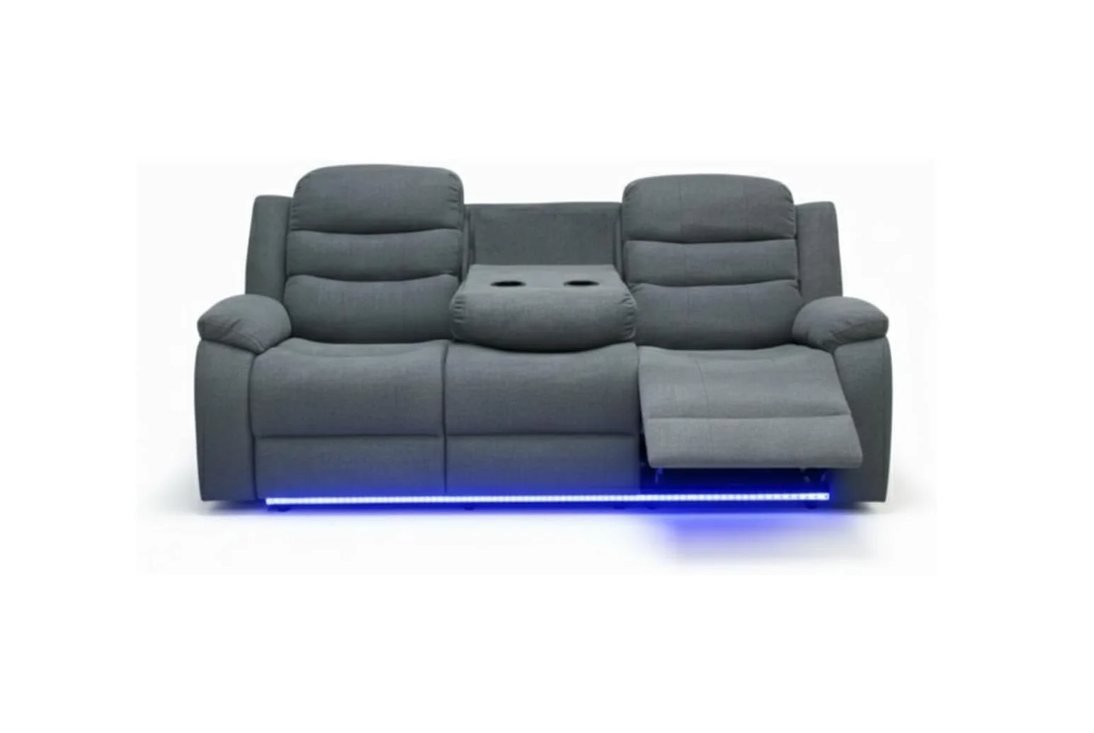 Madrid Fabric Electric Recliner Sofa with Cupholders – LED Lights
 £379.00  