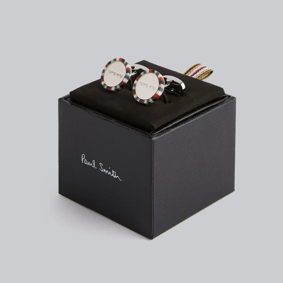 Manchester United x Paul Smith Stripe Edge Cufflinks Multi
 £125.00 