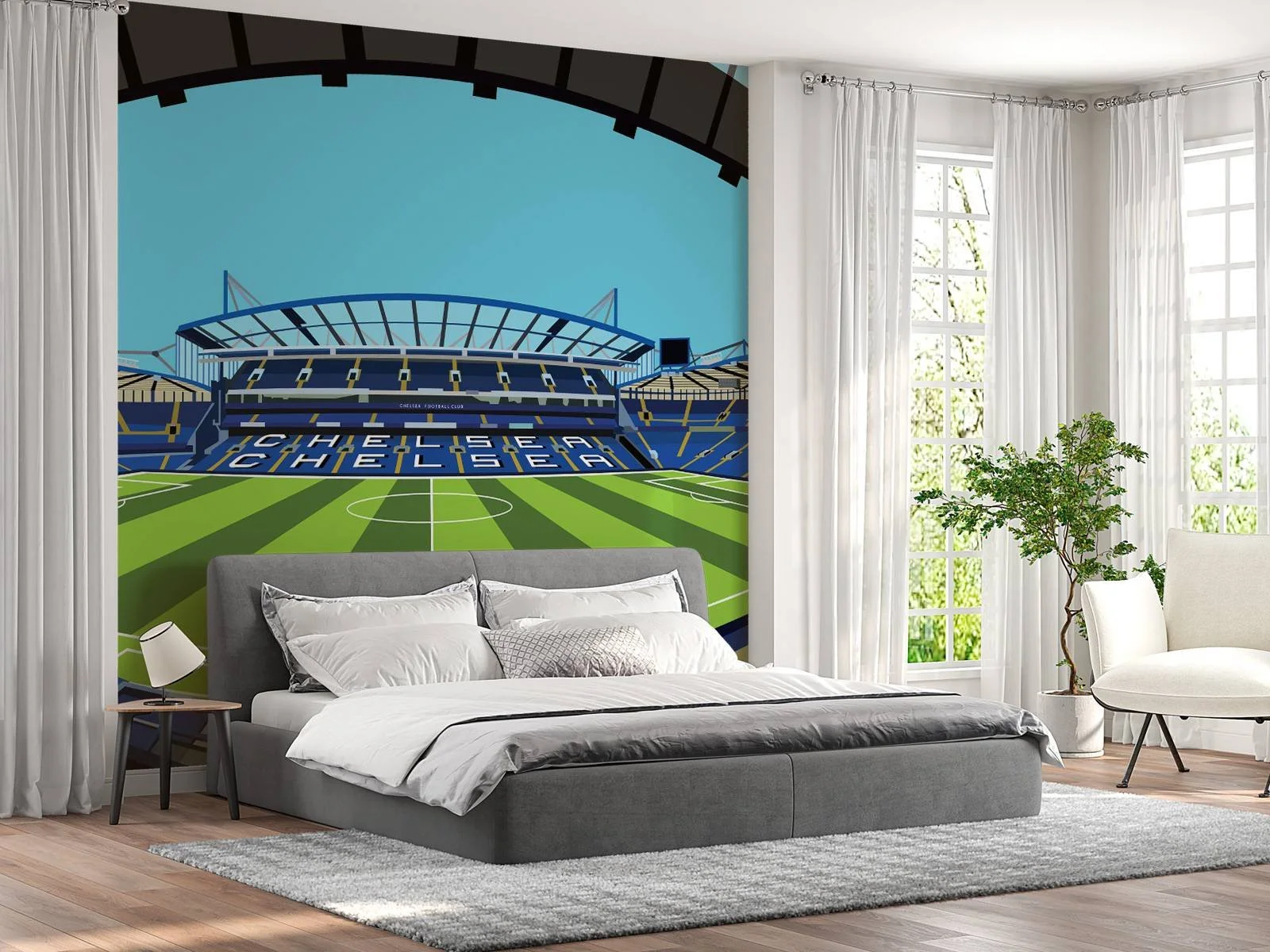 Wallpaper Mural - Stamford Bridge - Chelsea FC - £22.95 (Price per m2)