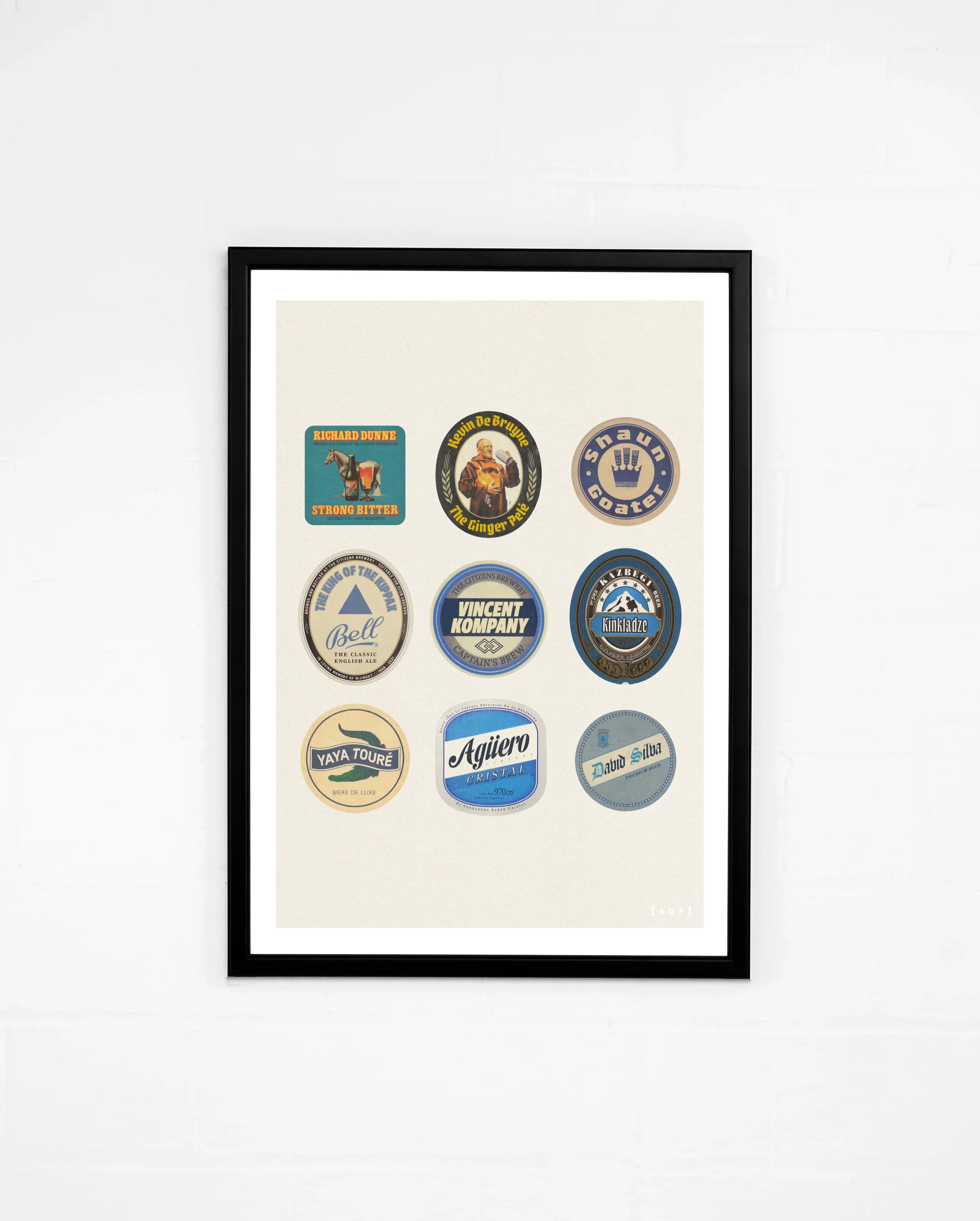 The Citizens Brewery Print | Manchester City FC | A3 Framed Wall Art - £55.00