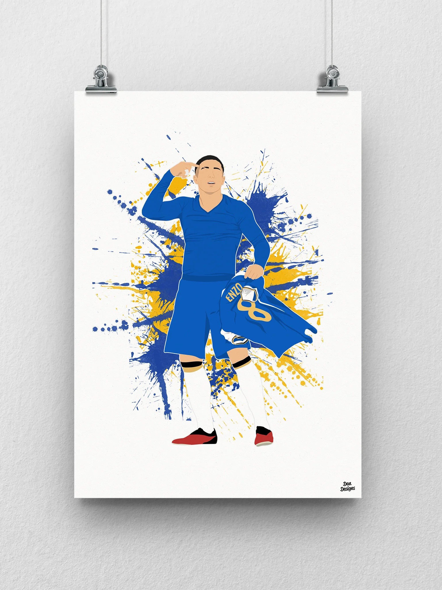 Enzo Fernandez A3 Print - £17