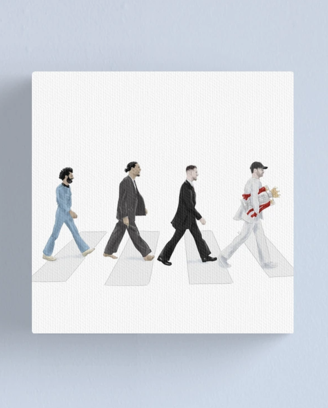 Liverpool FC Abbey Road Canvas Print | 30.5cm x 30.5cm - £71.28