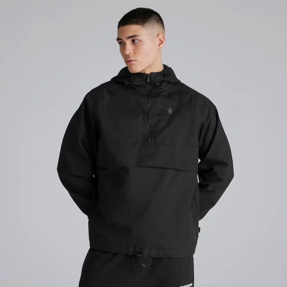 Manchester United Mens Anorak Jacket Black - £65.00