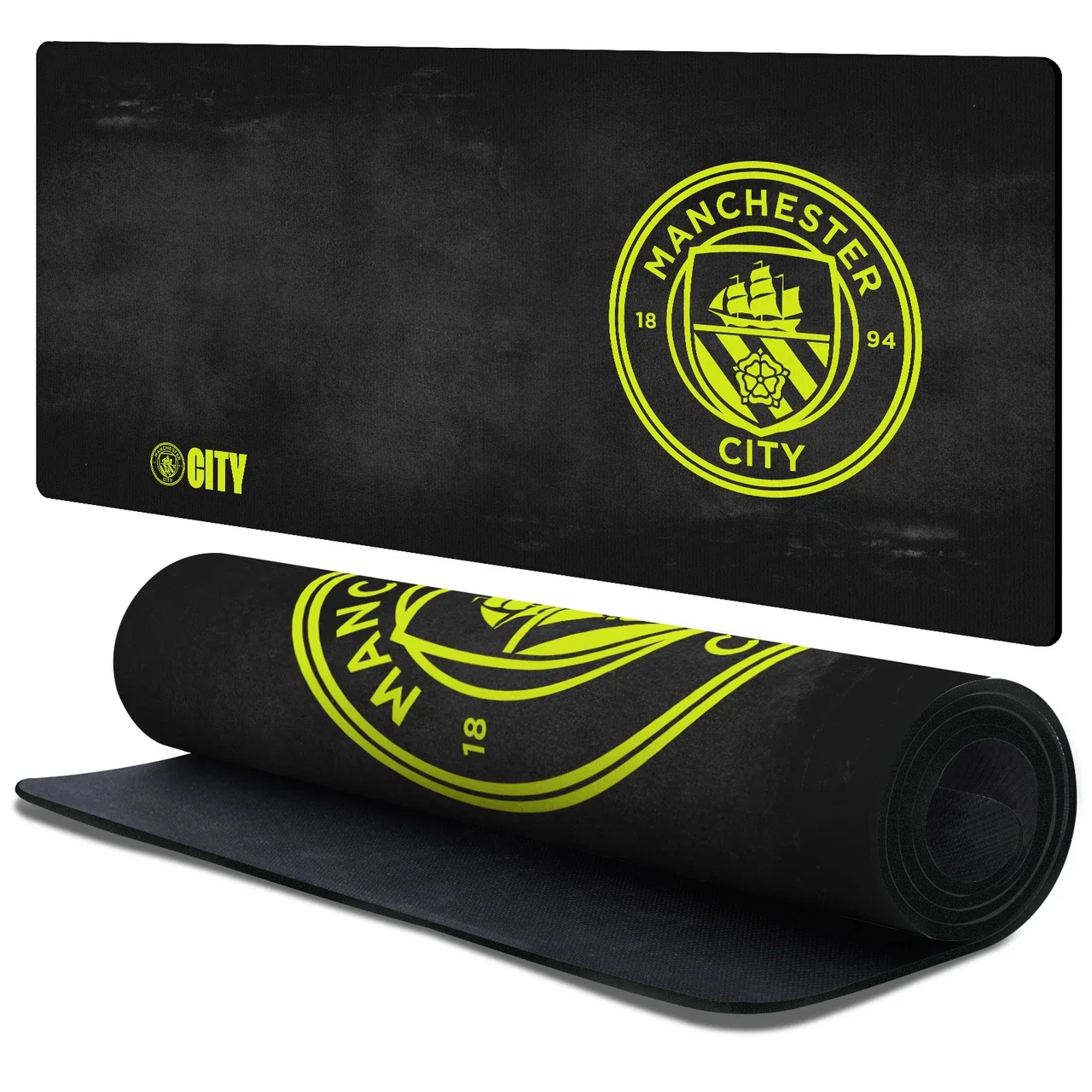 Man City FC Crest Logo Black Gaming Office Desk PC Keyboard Mouse Mat Pad (900 x 400 mm) 
 £37.95 