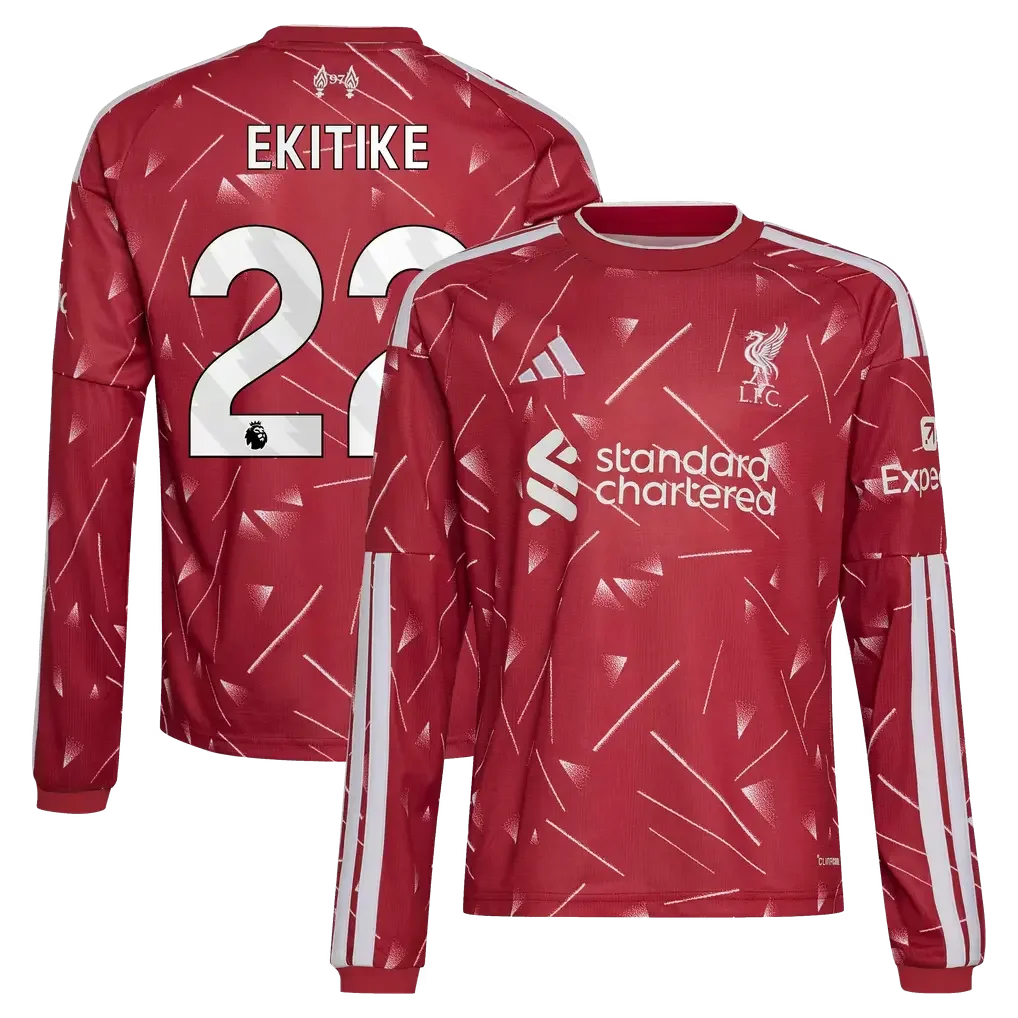 Liverpool adidas Home Shirt 2026-27 - Kids - L/S Ekitike 22
 £80.00 