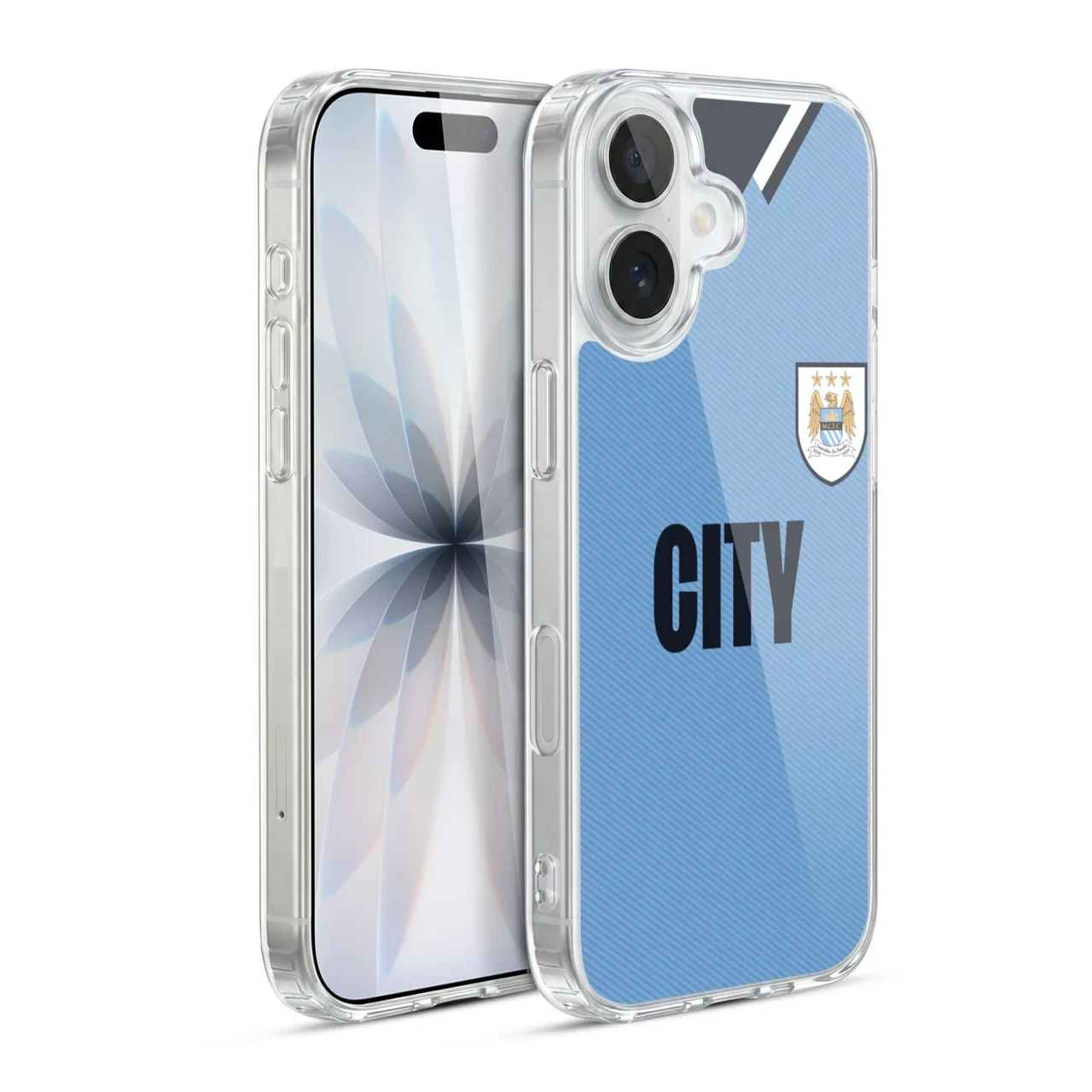 Man City FC Retro Kits 1994 Home Soft Gel Case for Apple iPhone 17
 £23.95 