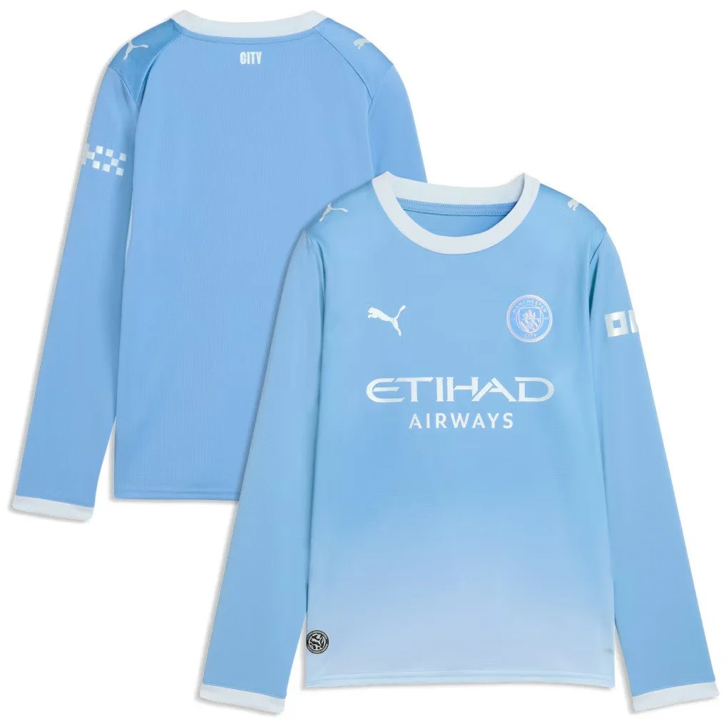 Manchester City PUMA Home Shirt 2026-27 - Long Sleeve - Kids 
 £65.00 