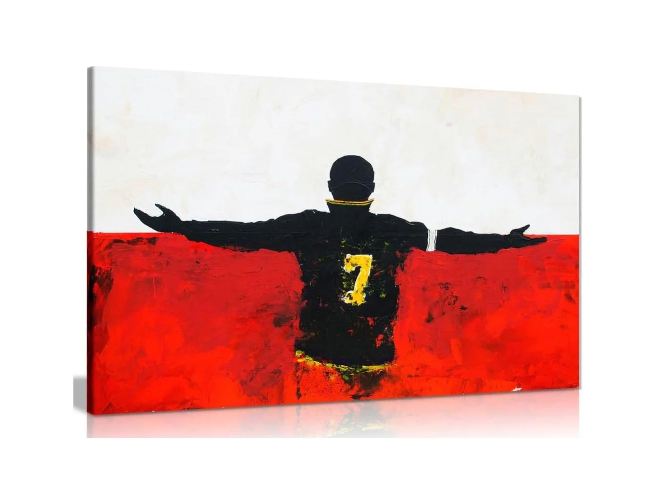 Eric Cantona Manchester United Canvas Wall Art Picture Print (18x12in) - £19.99