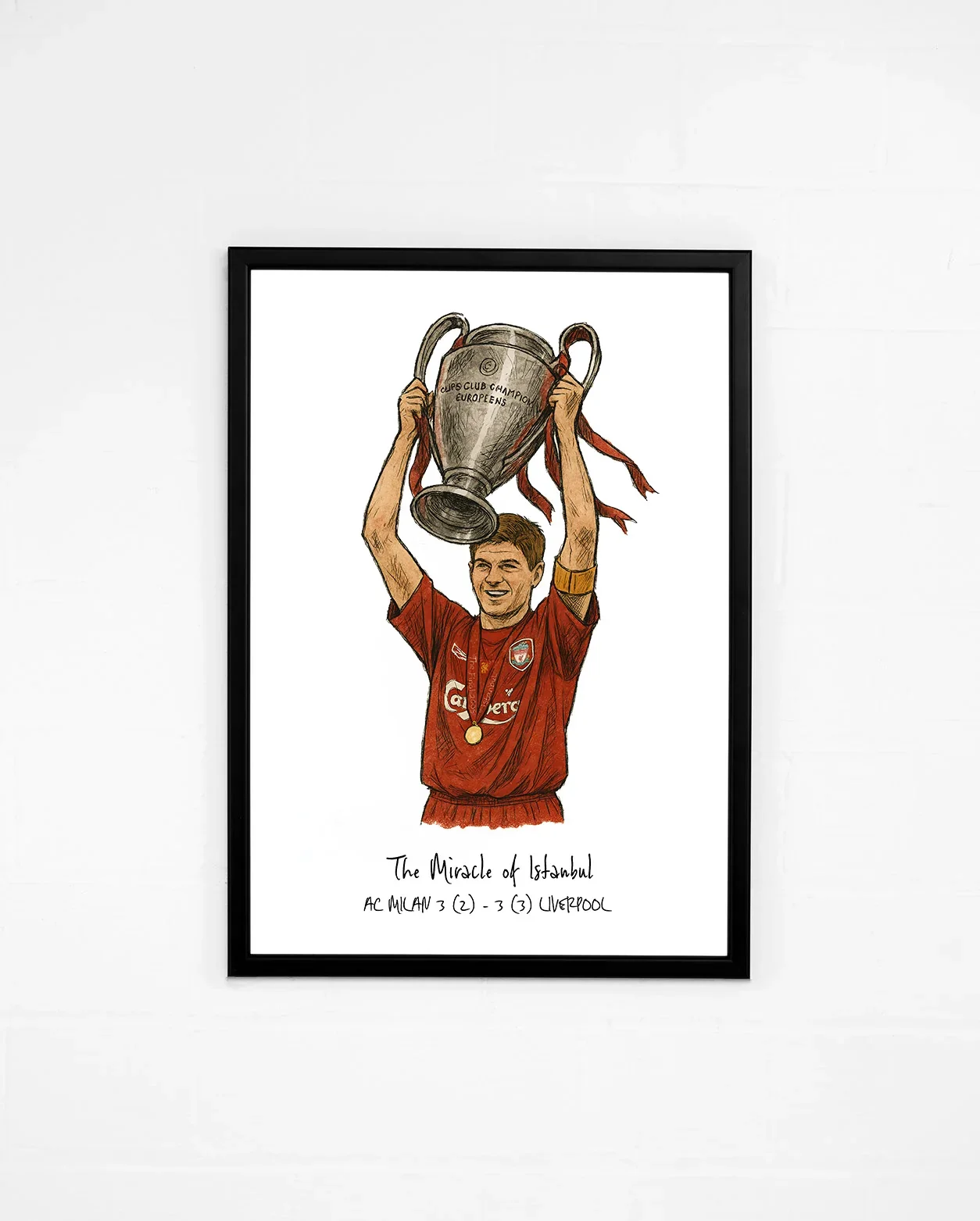 The Miracle of Istanbul Steven Gerrard Poster Print A3 Framed
 £32.00 