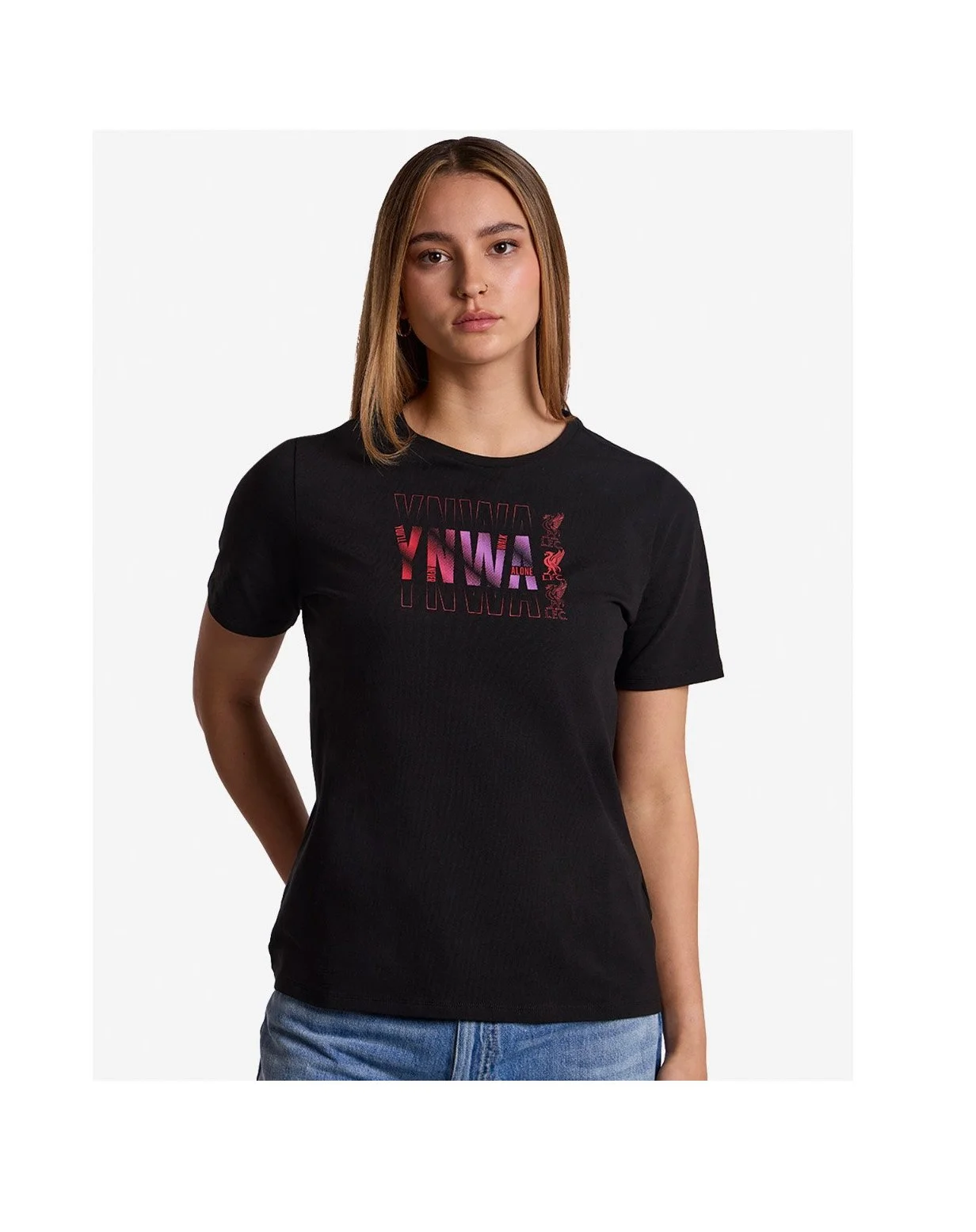 LFC Womens YNWA Gradient Tee Black - £22.00
