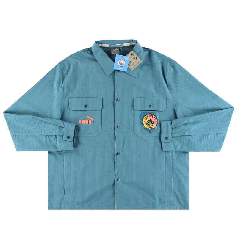 2024-25 Manchester City Puma NG 'Definitely City' Overshirt *BNIB* - £35.00