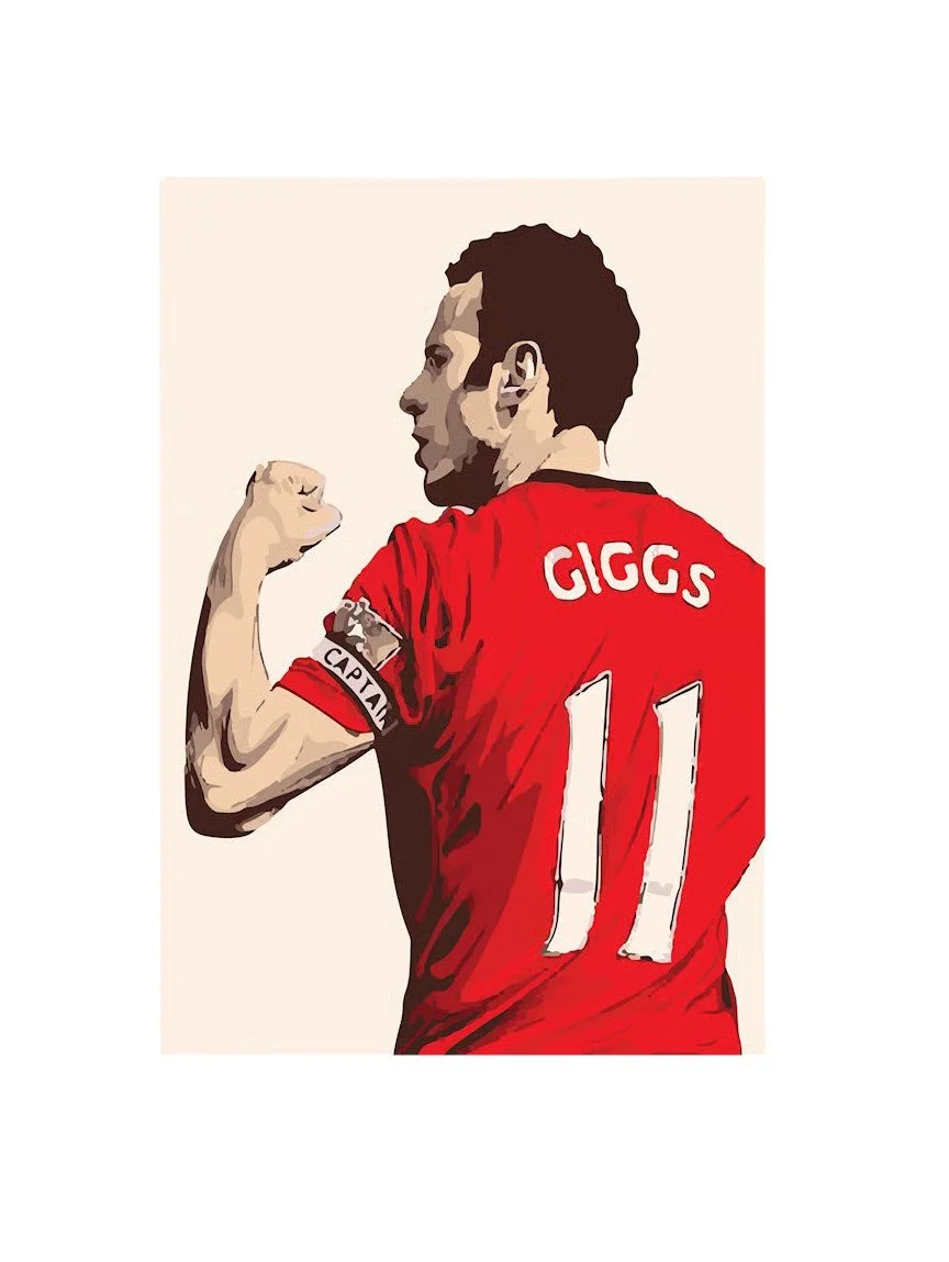 Ryan Giggs | Manchester United FC | 50cm x 70cm Premium Poster Print - £20.33
