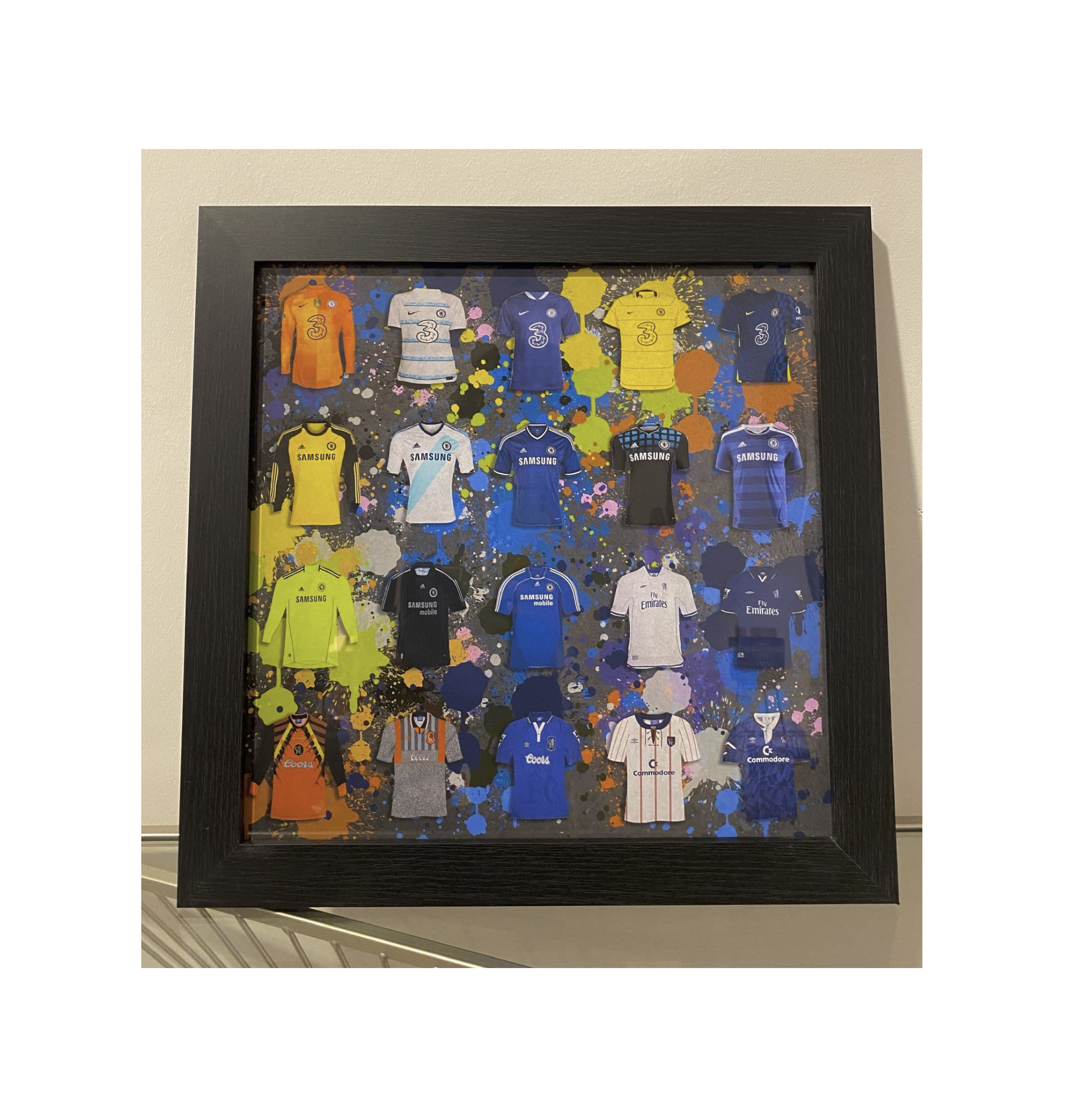 Chelsea Football Strip Collection 47Cm X 47Cm
 £24.95 