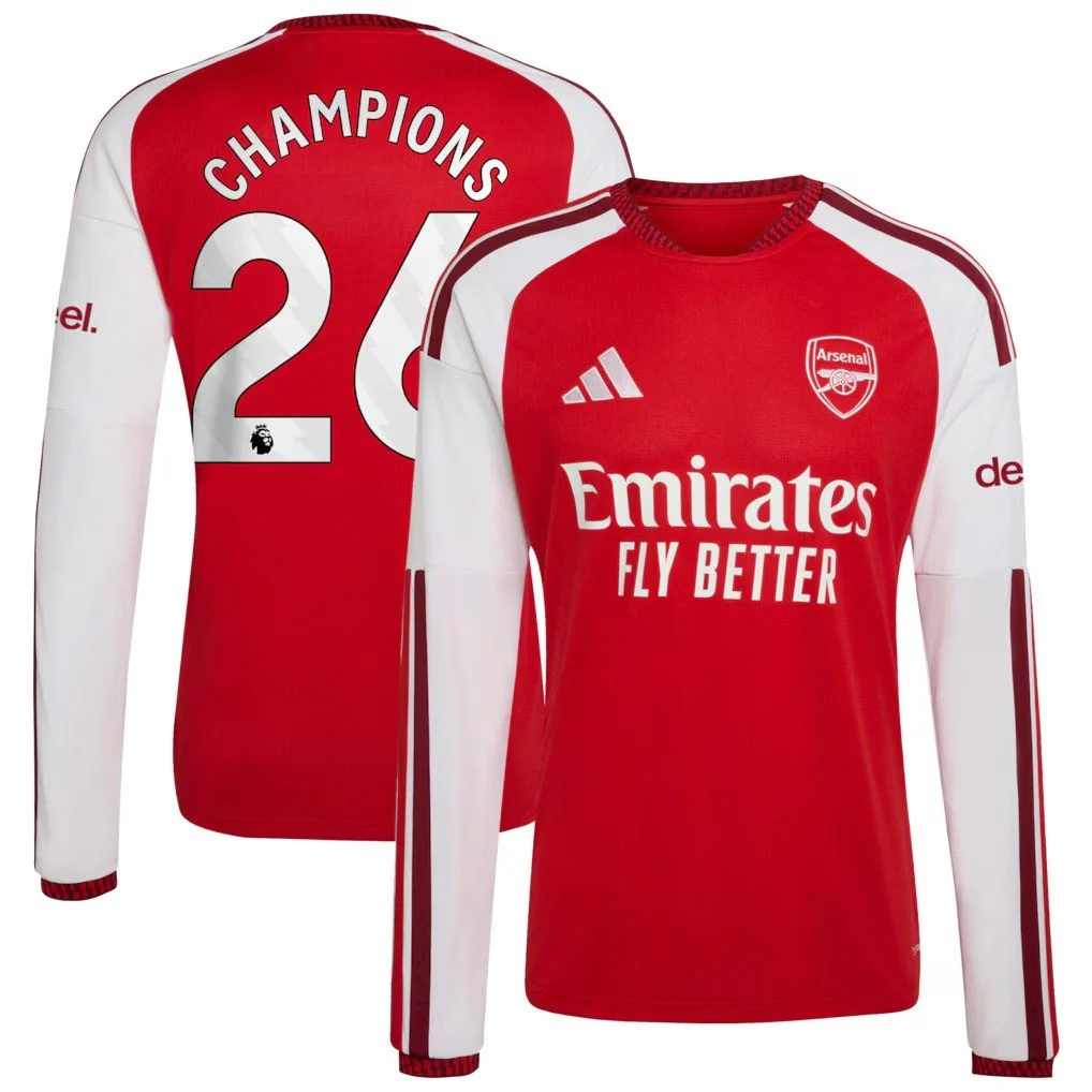 Arsenal adidas Home Shirt 2026-27 | Long Sleeve Champions 26 
 £90.00 