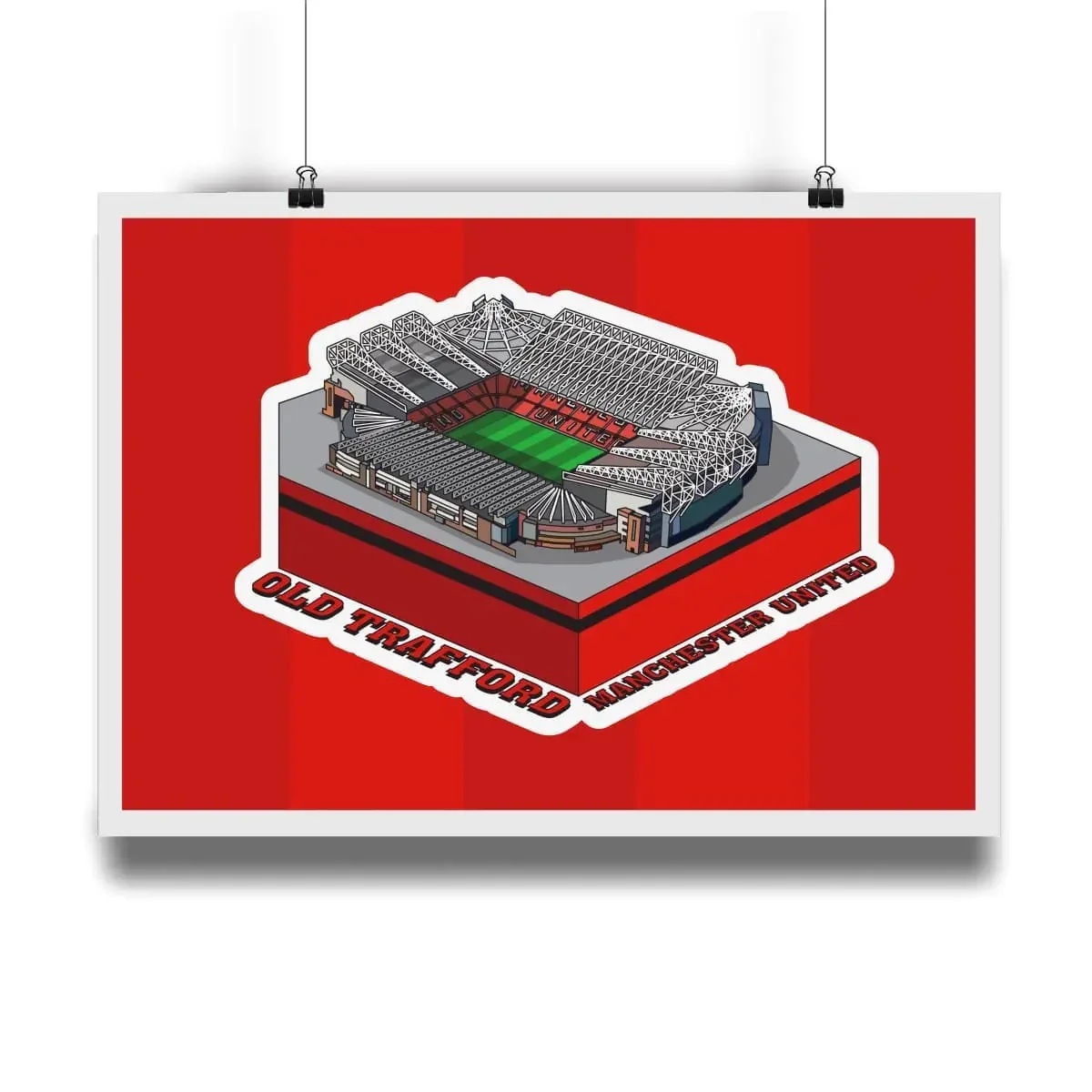 Manchester United – Old Trafford – Hallowed Turf – A3 Fine Art Print
 £14.99 
