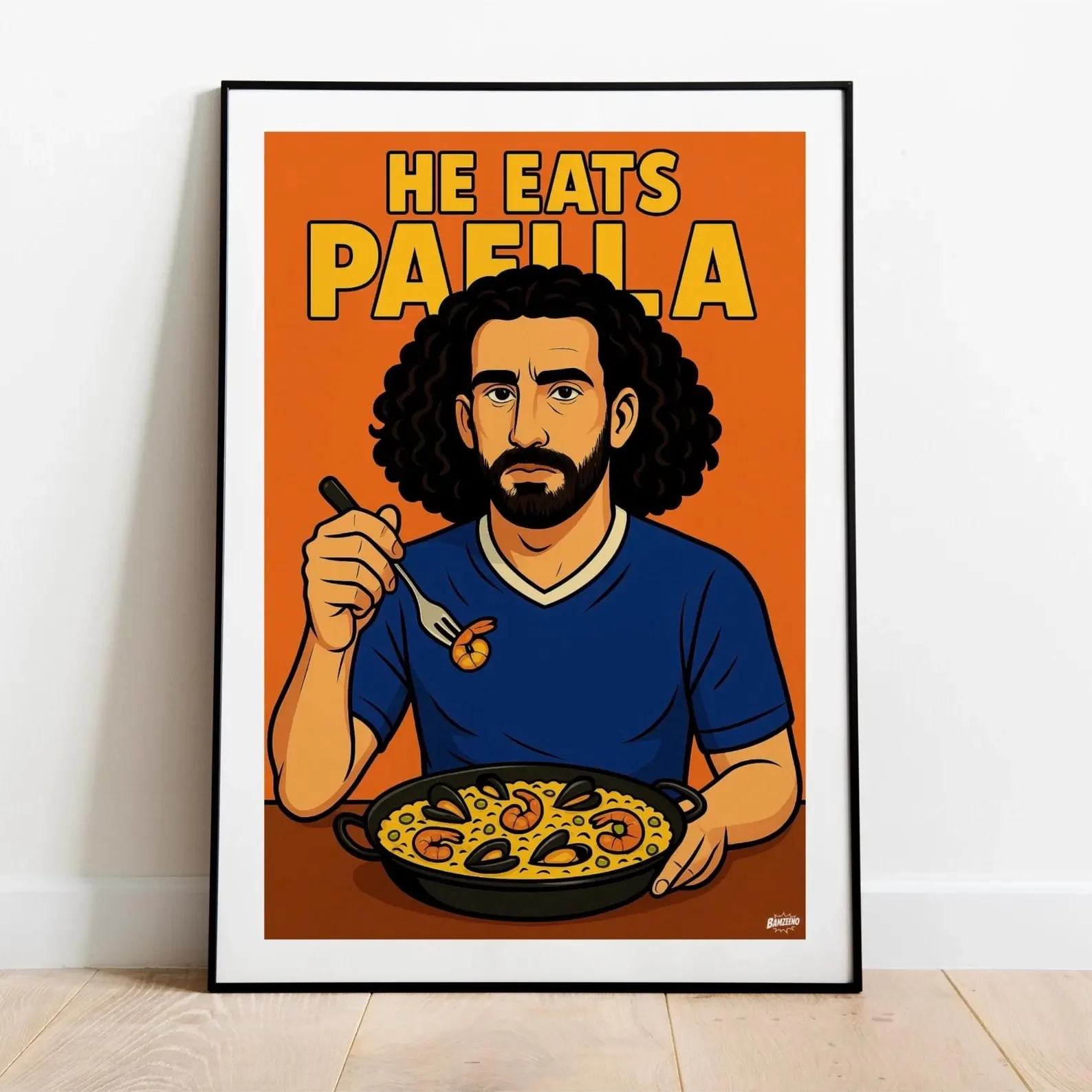 Marc Cucurella Poster – Comic Style Chelsea FC Fan Art | A3 Print - £27.50