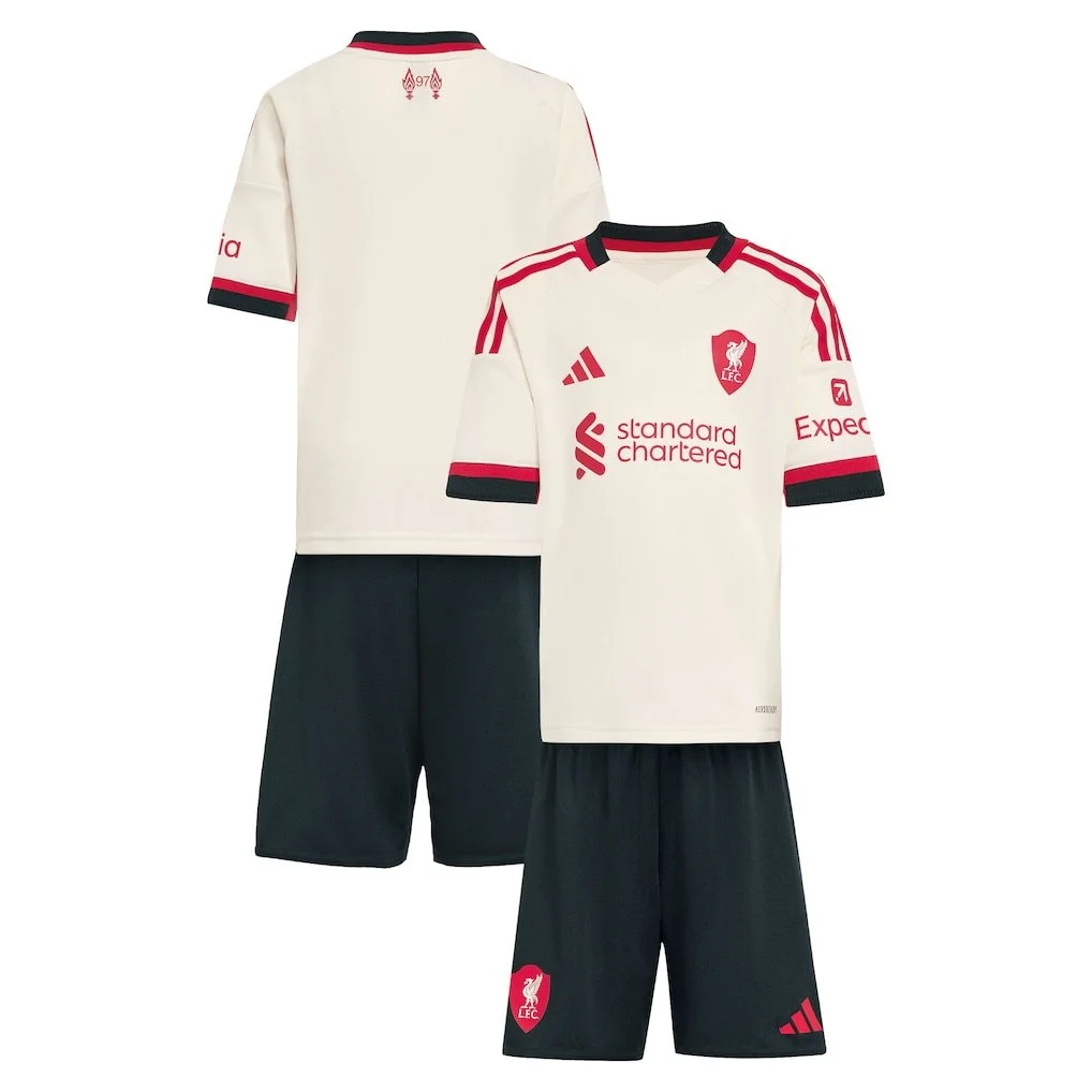 Liverpool FC 25/26 Away Mini Kit Kids - £50.00