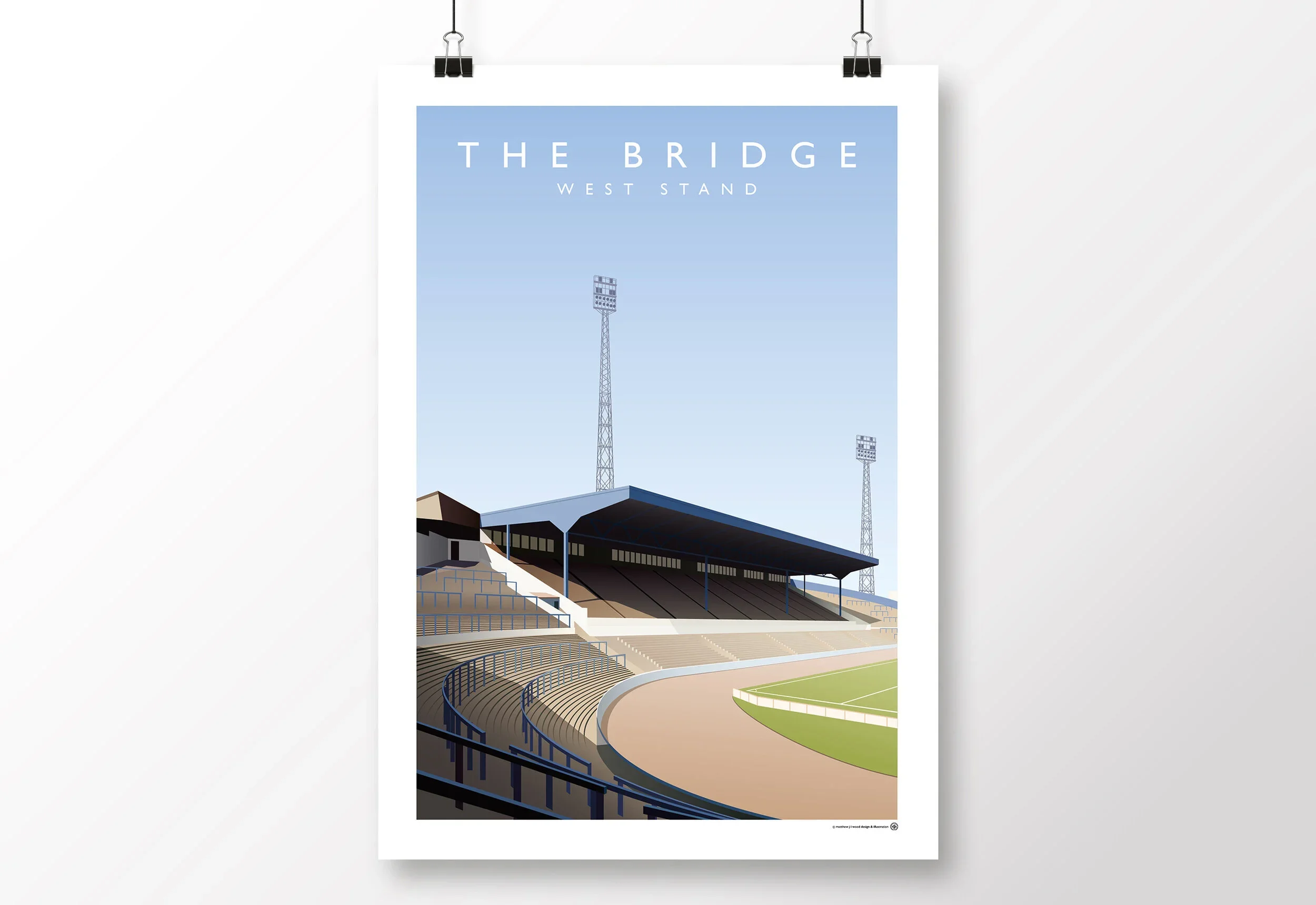 Chelsea Stamford Bridge - West Stand Poster | A3 Size - £10.00