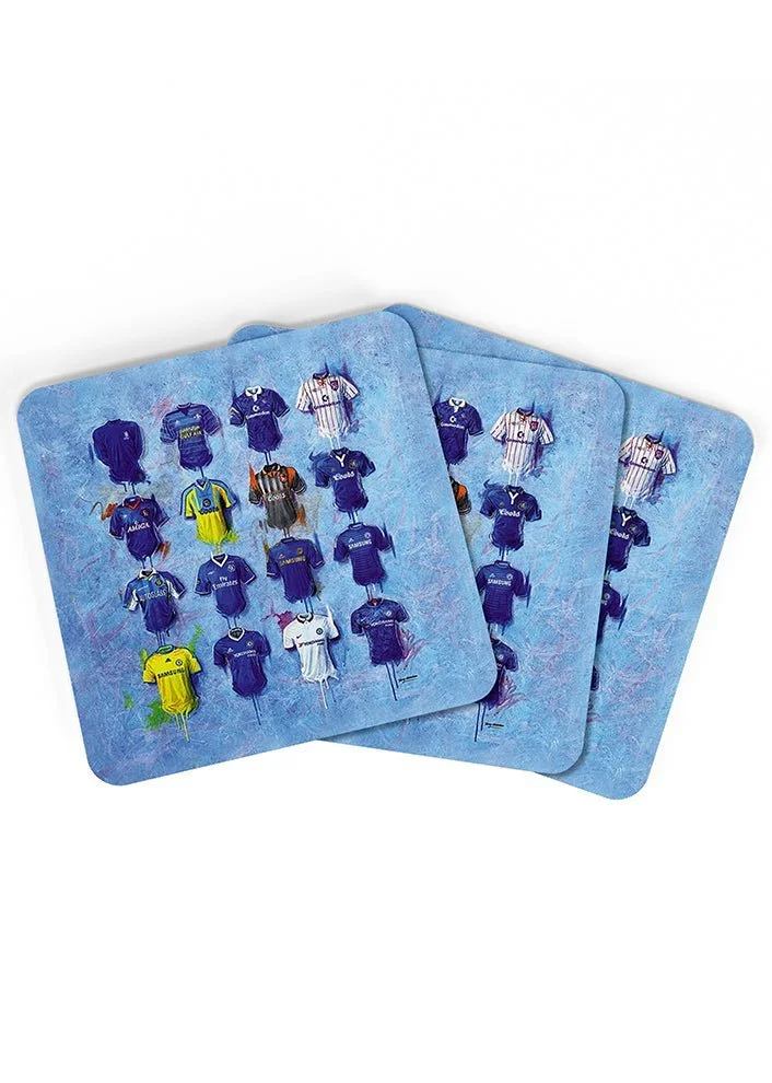 Chelsea Shirts Coasters
 £24.99 