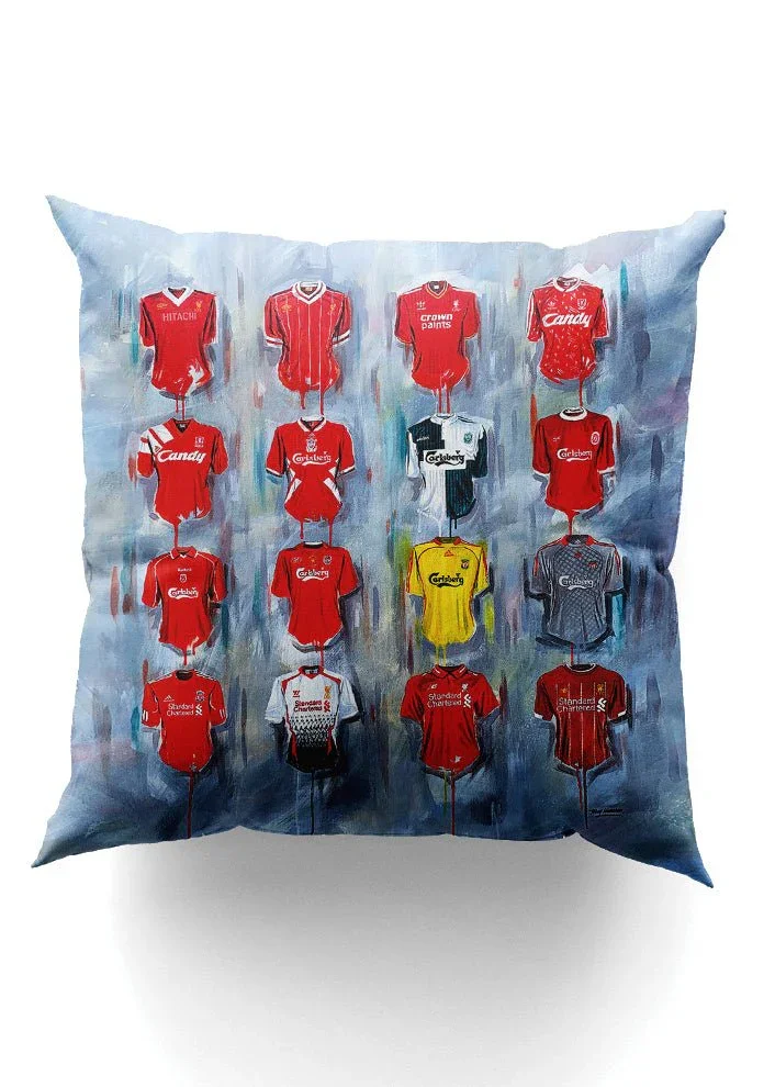 Liverpool Shirts - You'll Never Walk Alone Cushion | Terry Kneeshaw Art - £44.99