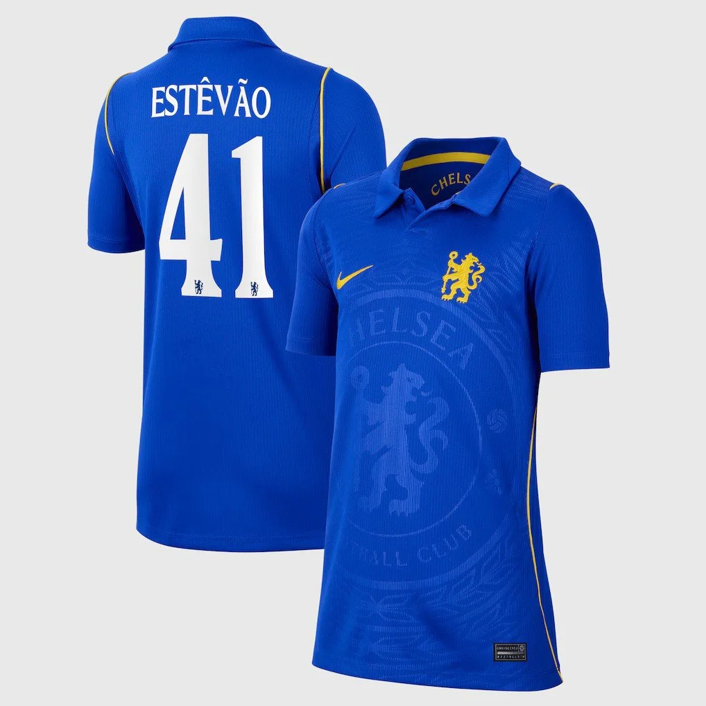 Chelsea FC Cup Nike Home Stadium Shirt 2026-27 - Kids Estêvão
 £79.99 